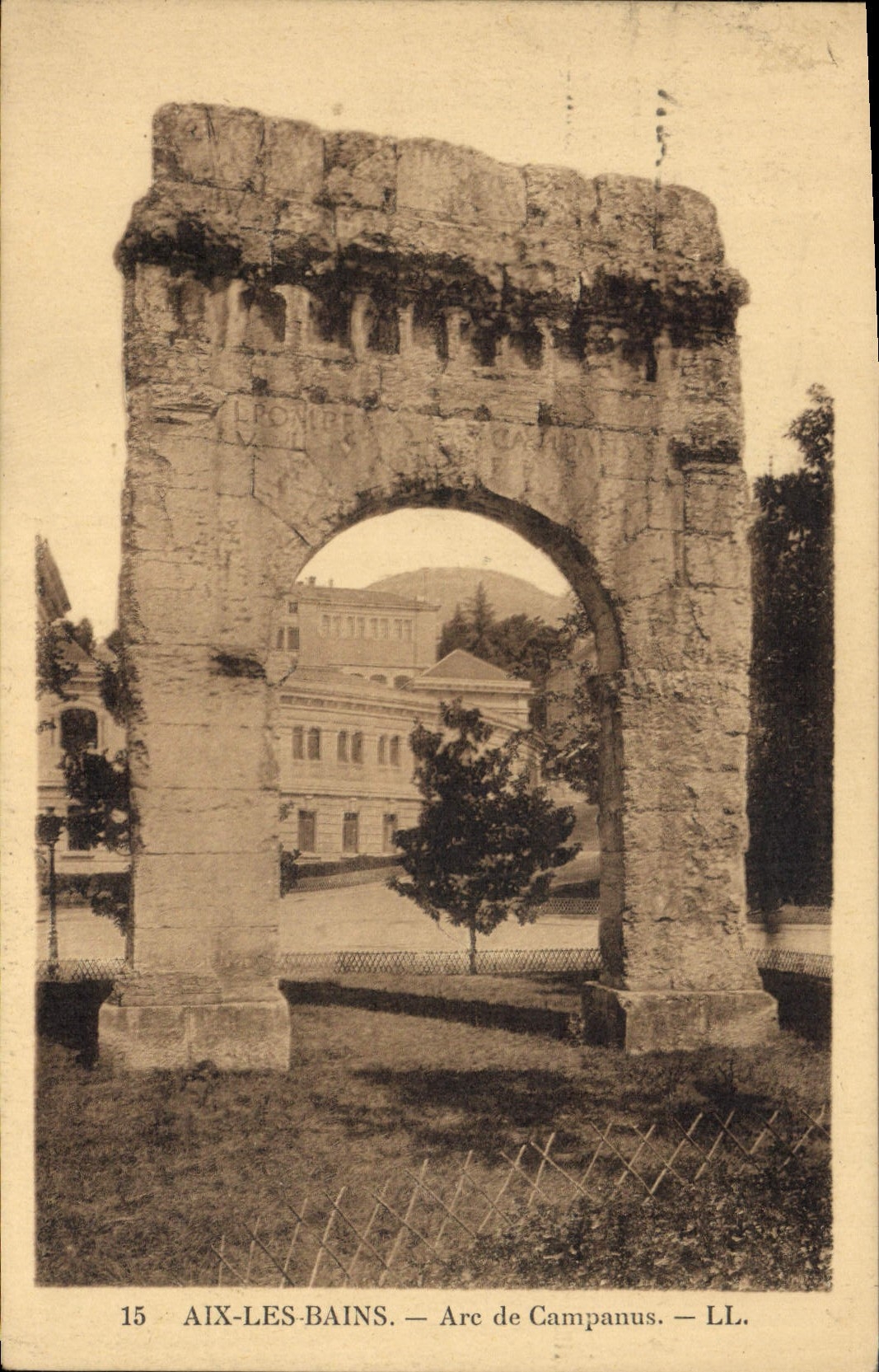 CPA Aix les Bains Arc de Campanus 