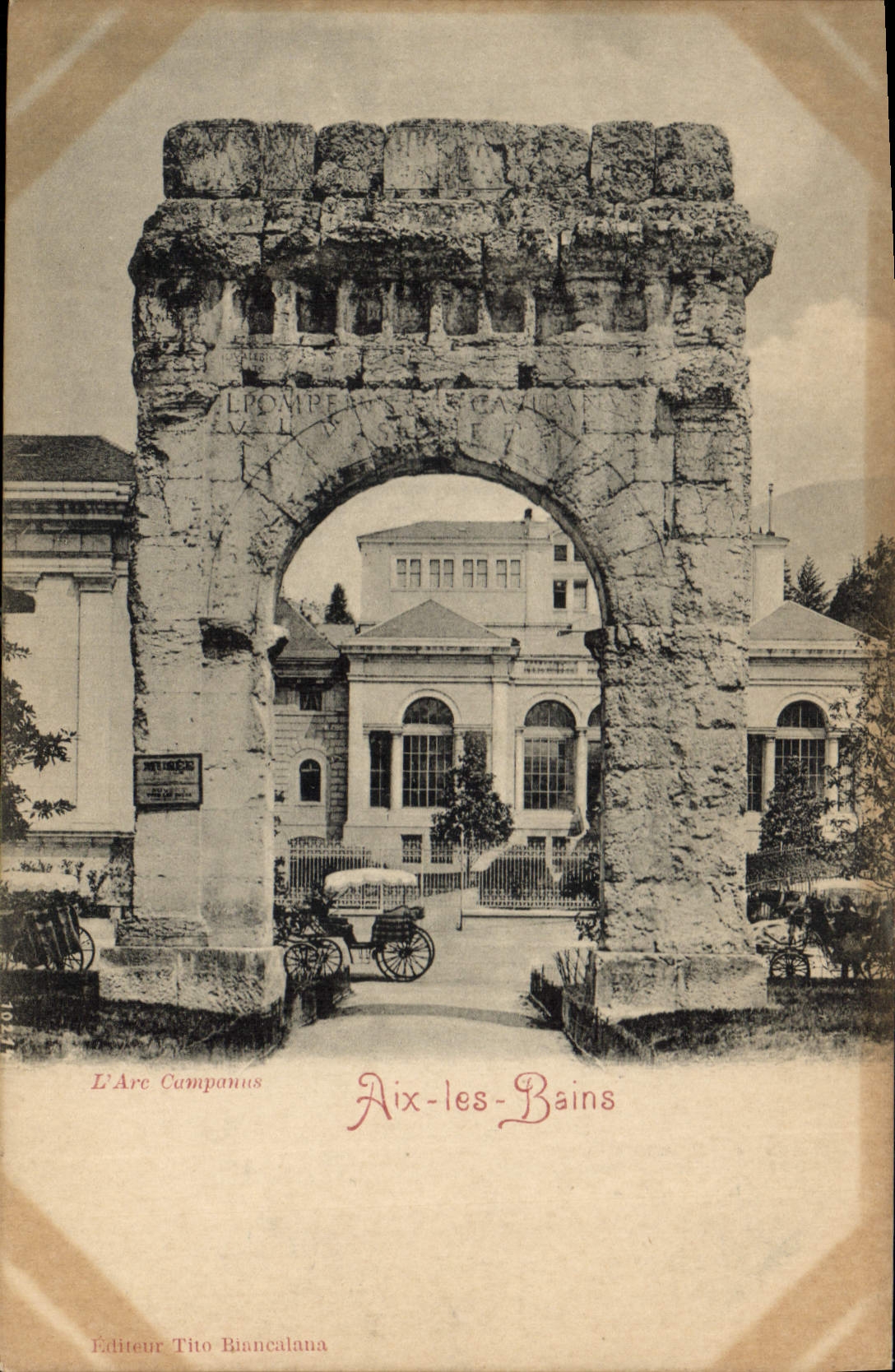 CPA Aix les Bains L'Arc Campanus