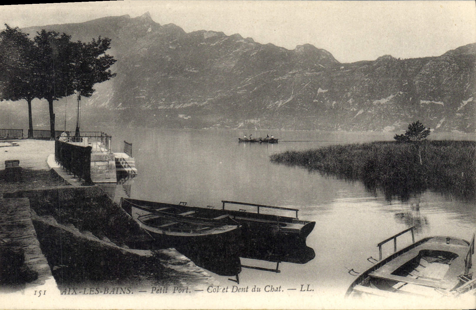 CPA Aix les Bains Petit Port Col et Dent du Chat 