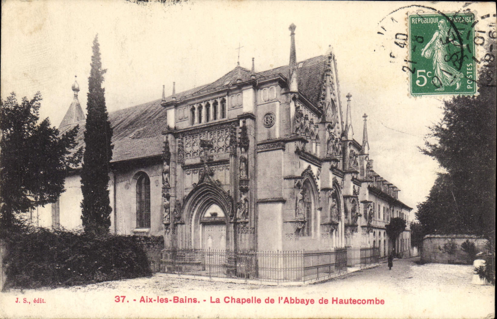 CPA Aix les Bains La Chapelle de l'Abbaye de Hautecombe 