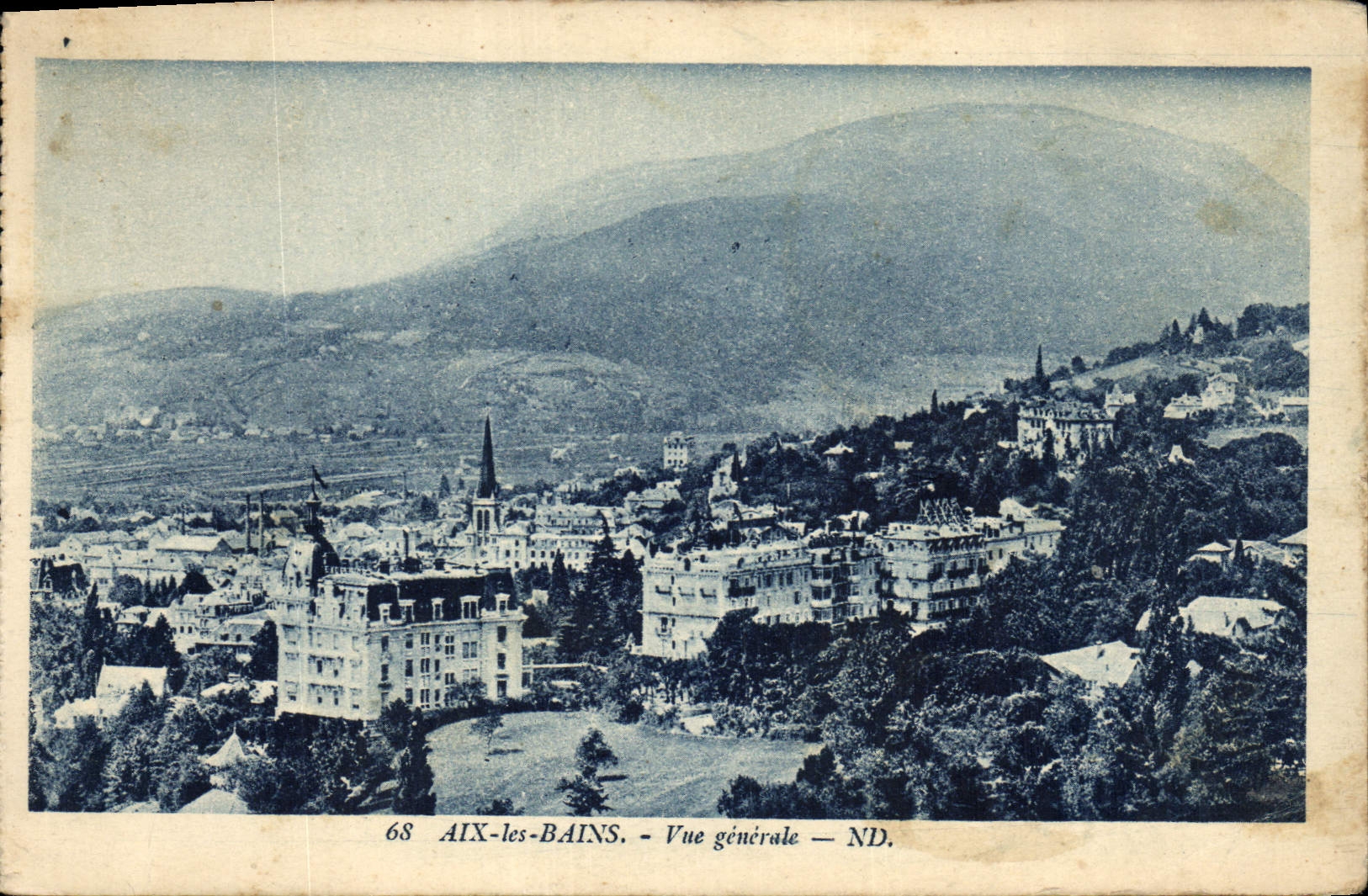 CPA Aix les Bains Vue generale 