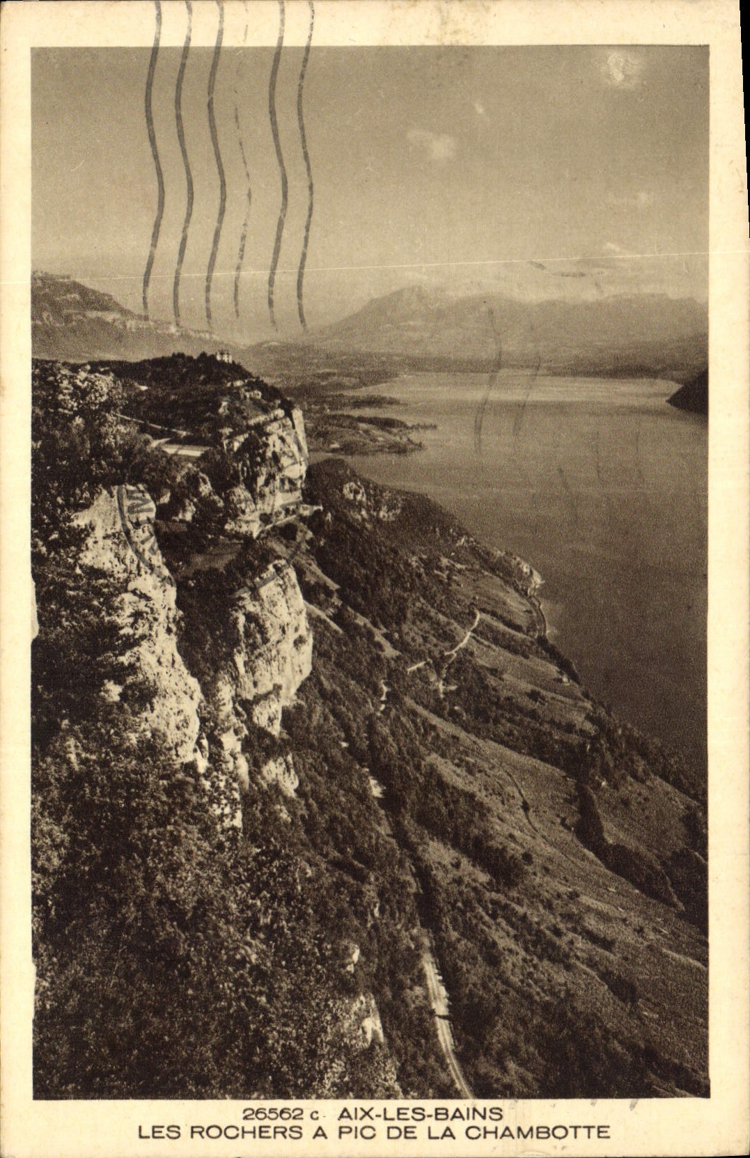 CPA Aix les Bains Les Rochers a Pic de la Chambotte 