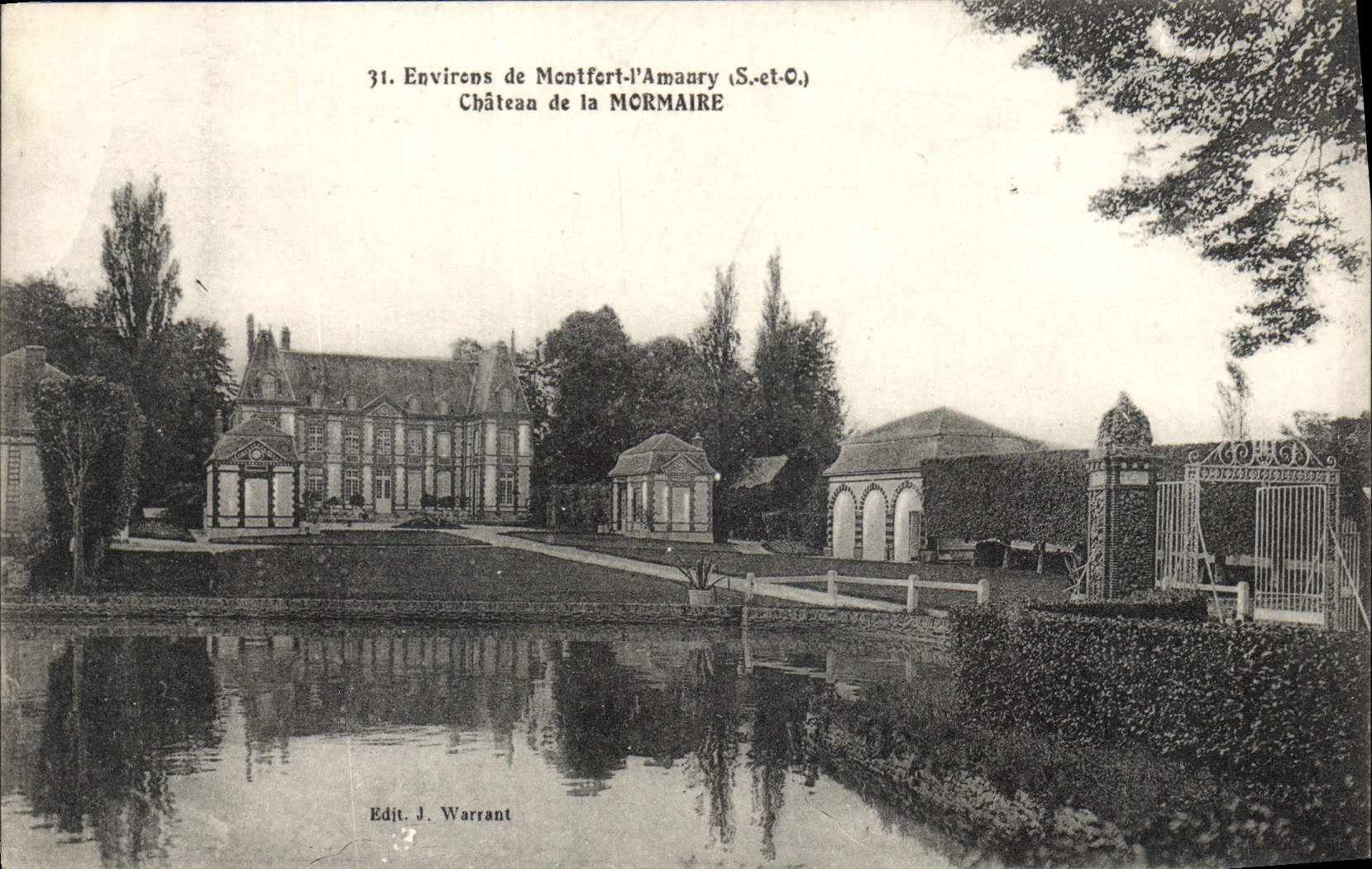 CPA Environs de Montfort l'Amaury S et O Chateau de la Mormaire