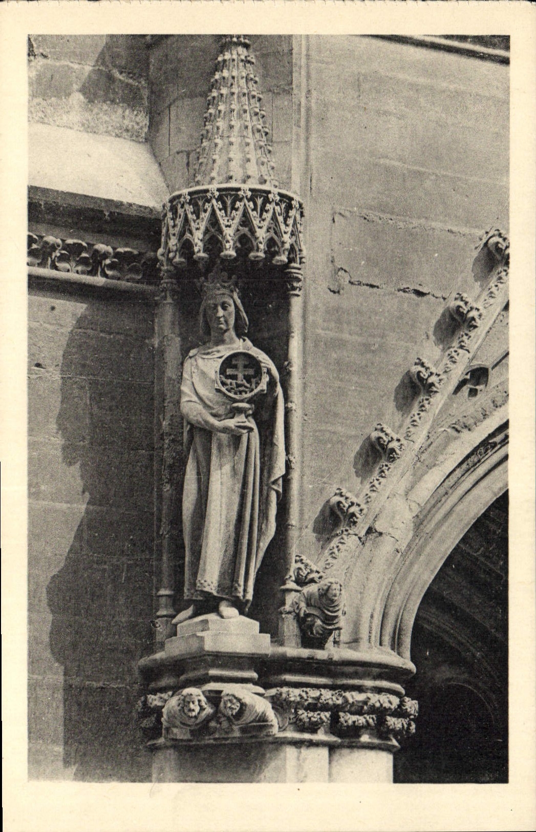 CPA Sainte Chapelle Porche sud Saint Louis