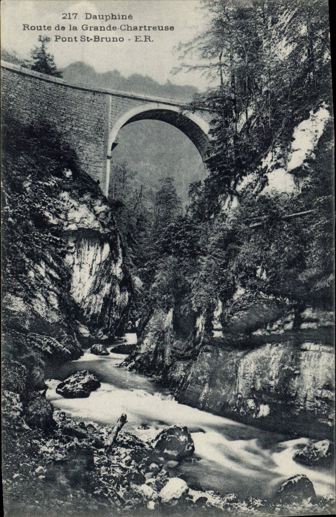 CPA Dauphine Route de la Grande Chartreuse Le Pont St Bruno