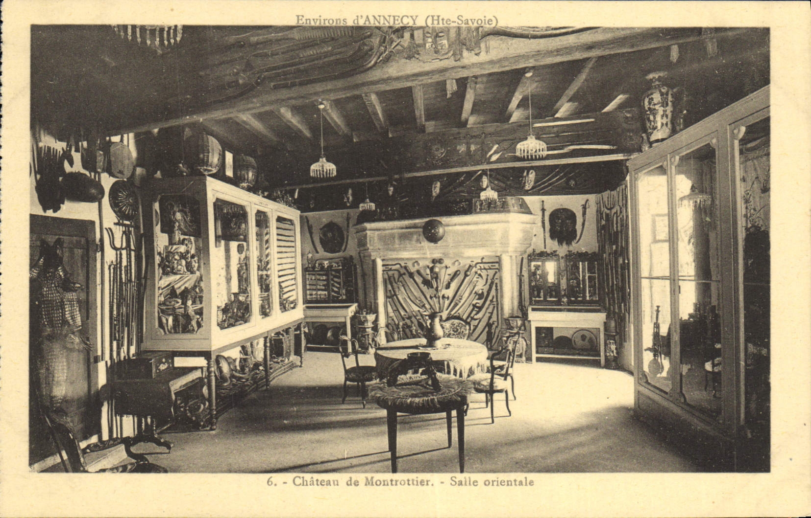 CPA Environs d'Annecy Hte Savoie Chateau de Montrottier Salle orientale 