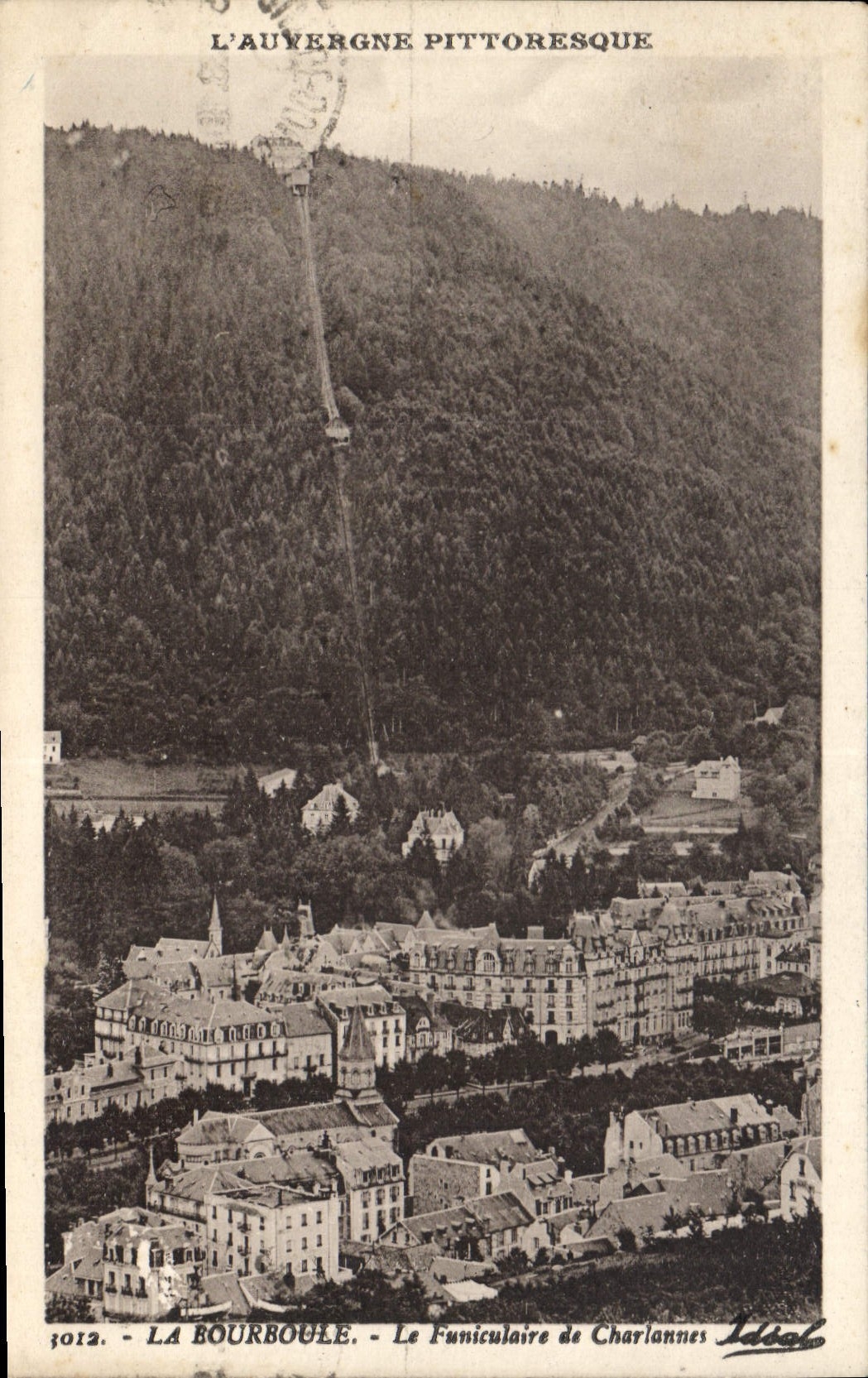 CPA La Bourboule Le Funiculaire de Charlannes