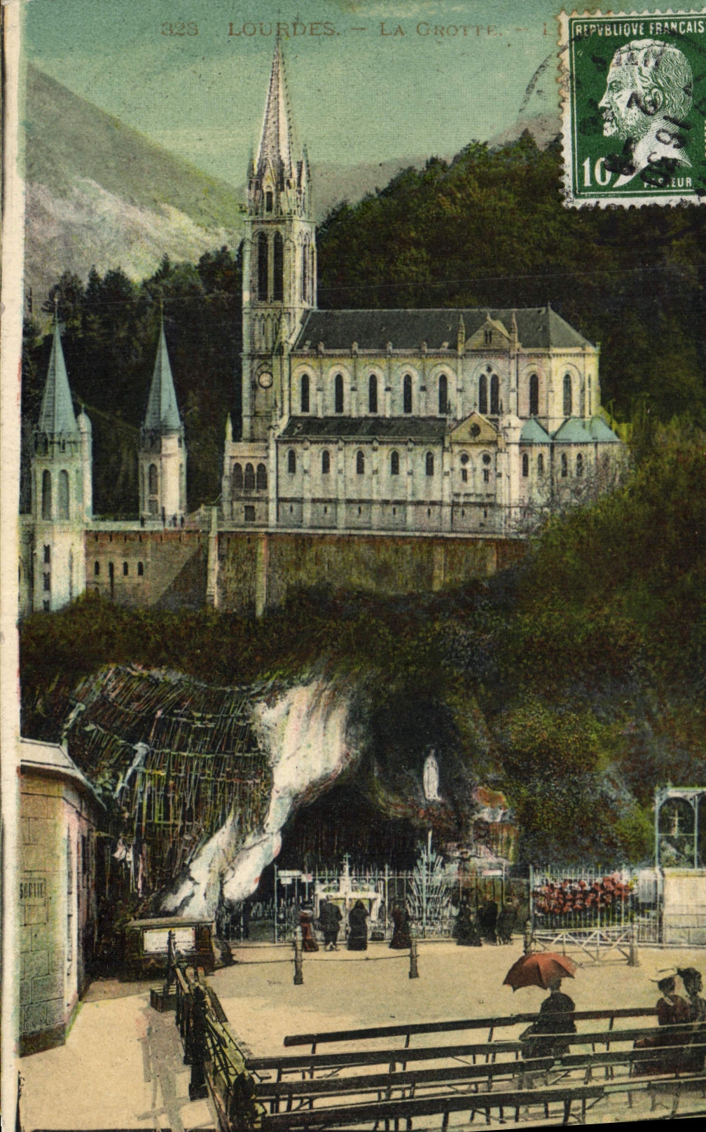 CPA Lourdes La Grotte 