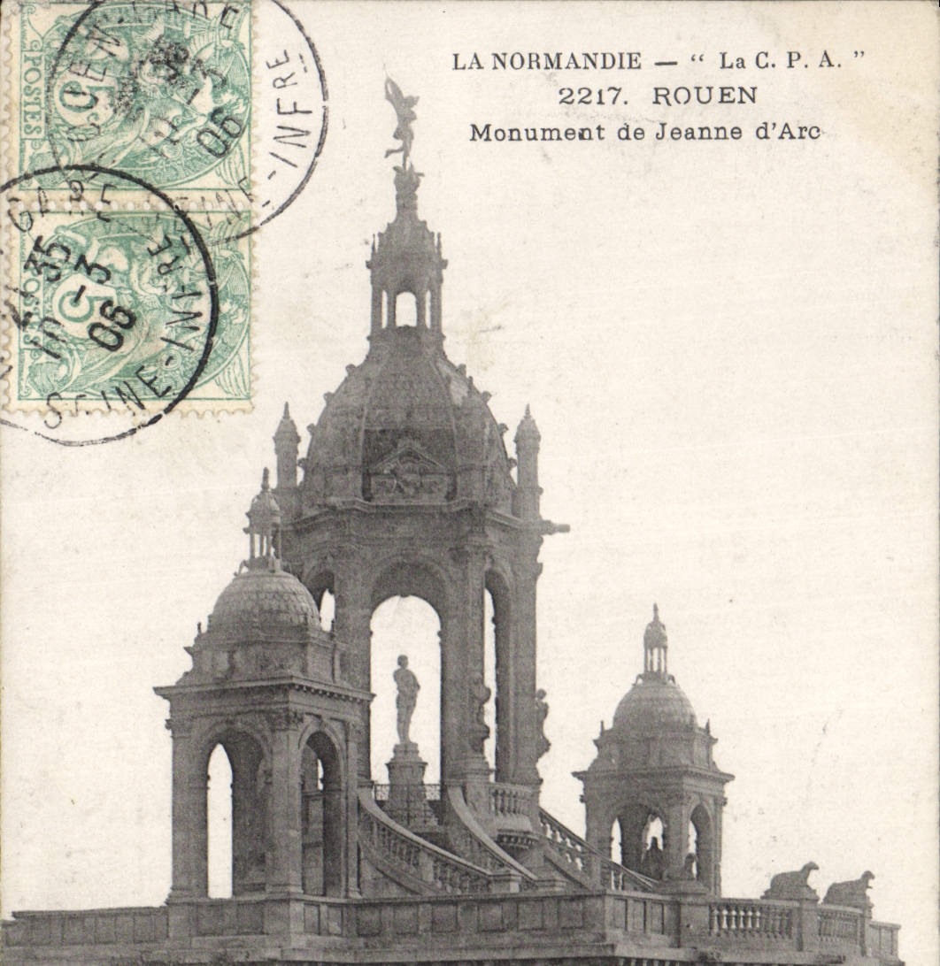 CPA Rouen Monument de Jeanne d'Arc 