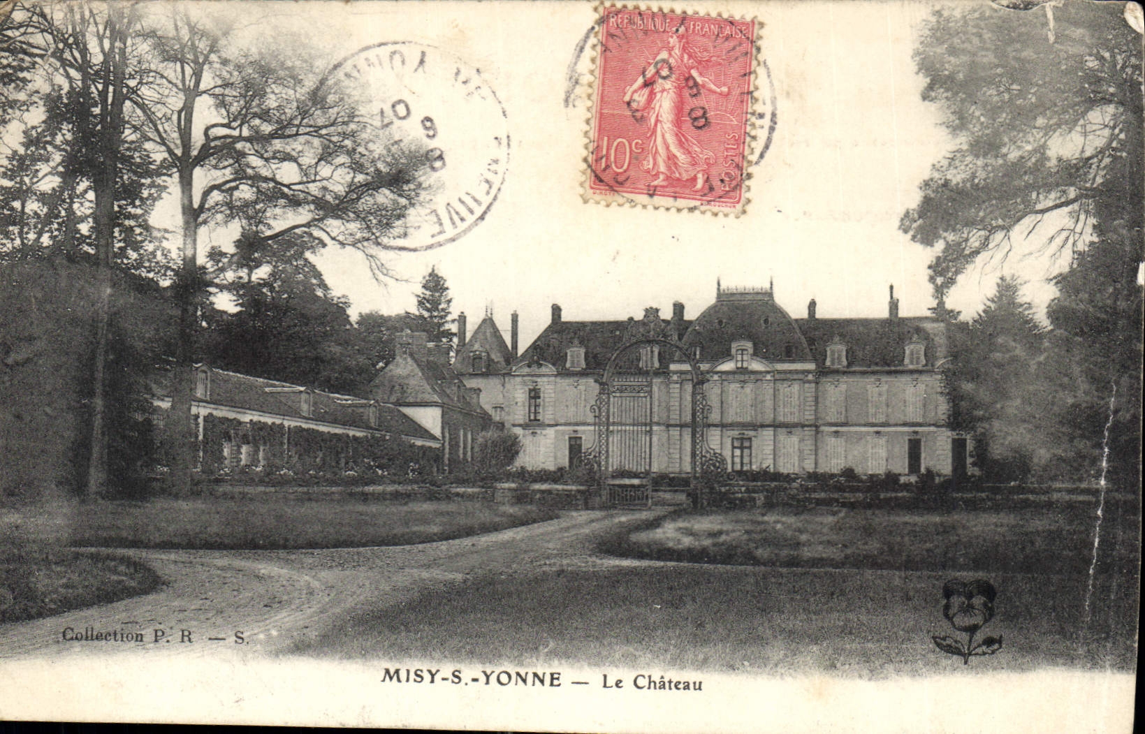 CPA Misy S Yonne Le Chateau 