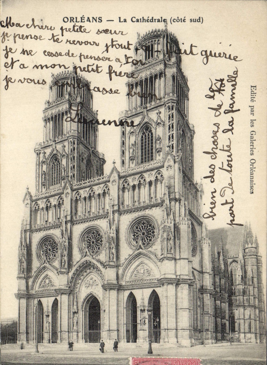 CPA Orleans La Cathedrale cote sud 