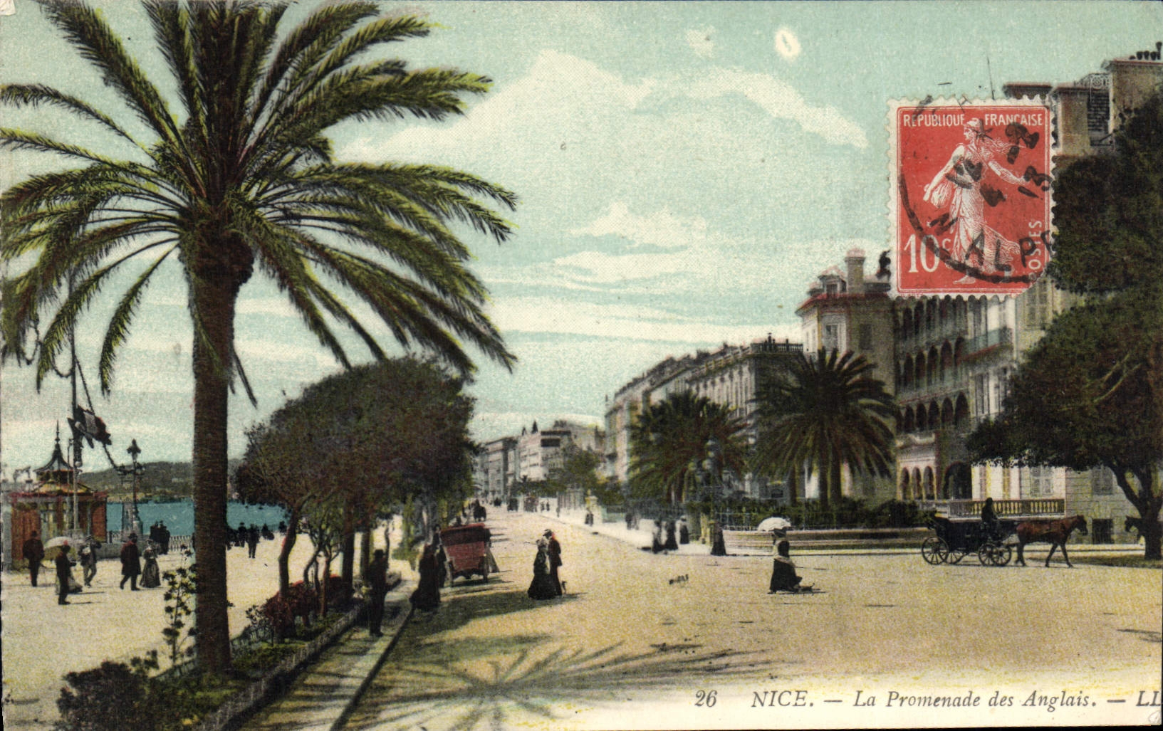 CPA Nice La Promenade des Anglais 