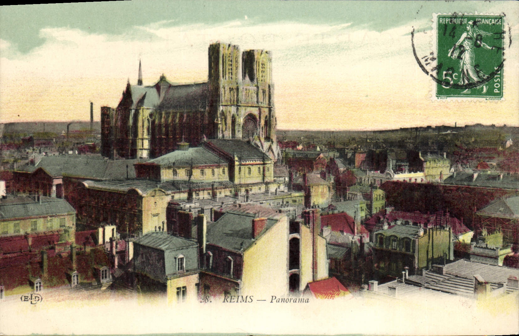 CPA Reims Panorama 