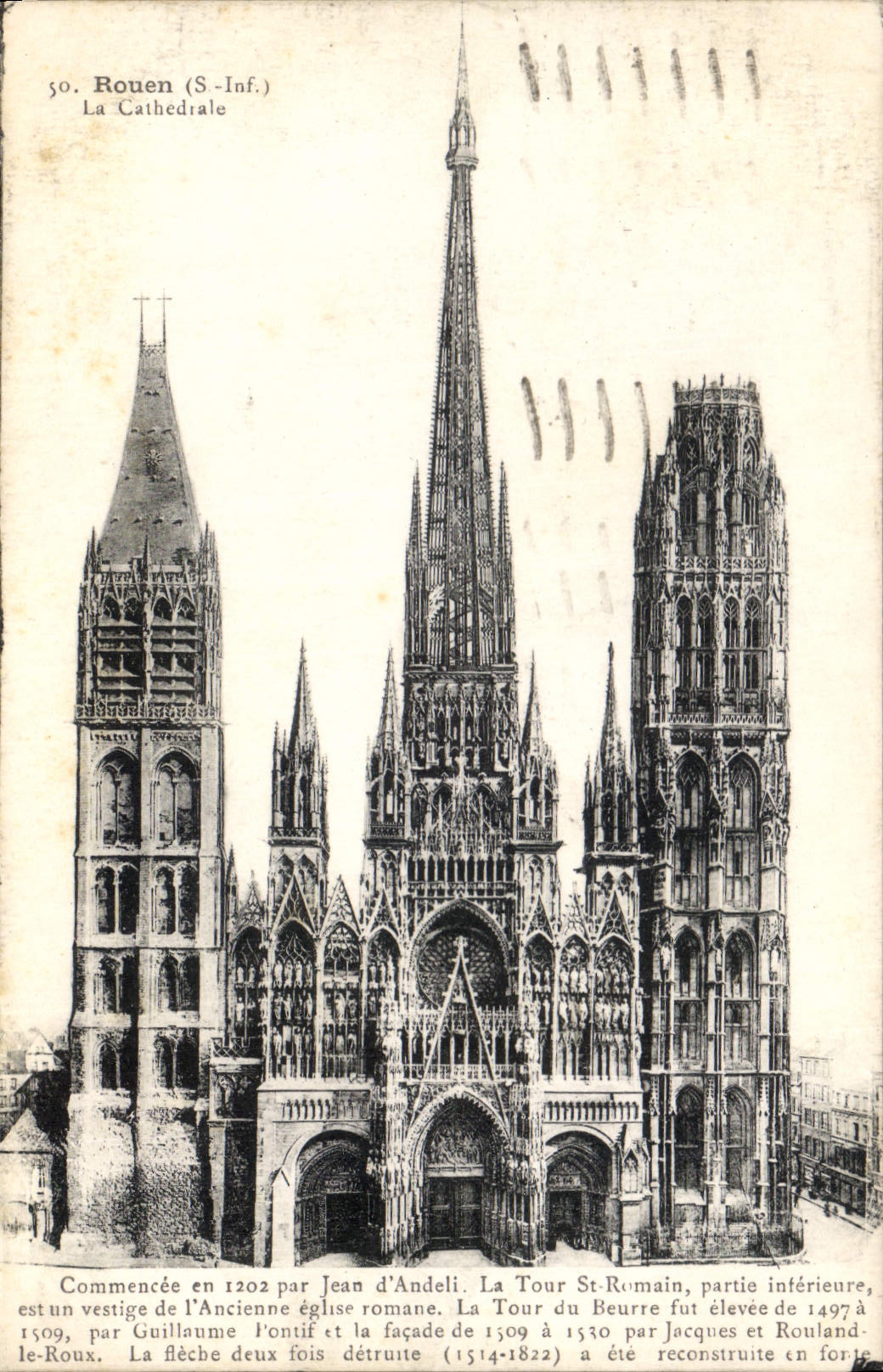 CPA Rouen S Inf La Cathedrale 