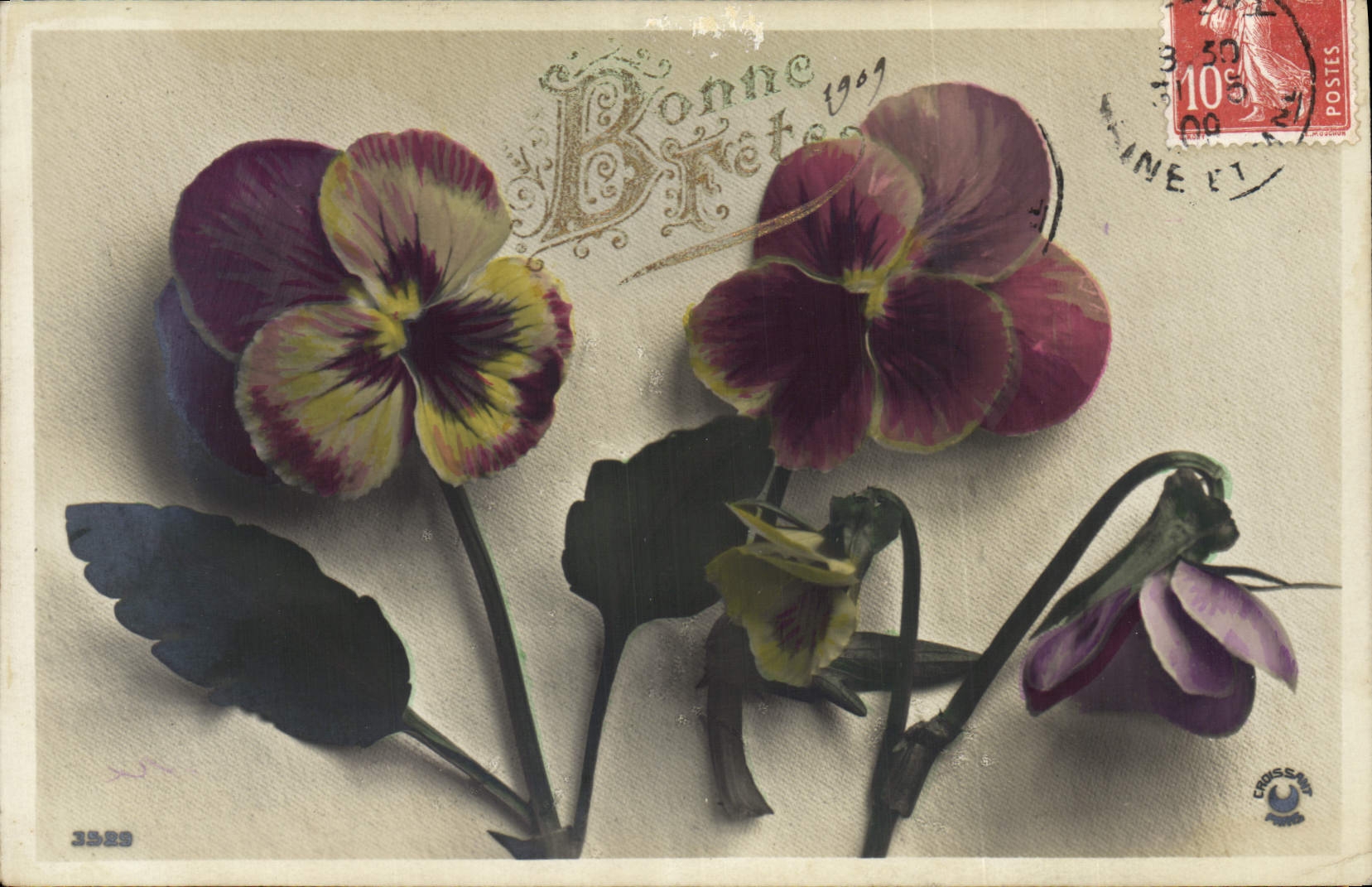 CPA Bonne Fete Fleurs