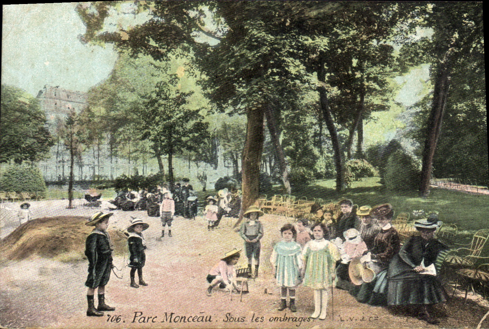 CPA Parc Monceau Sous les ombrages