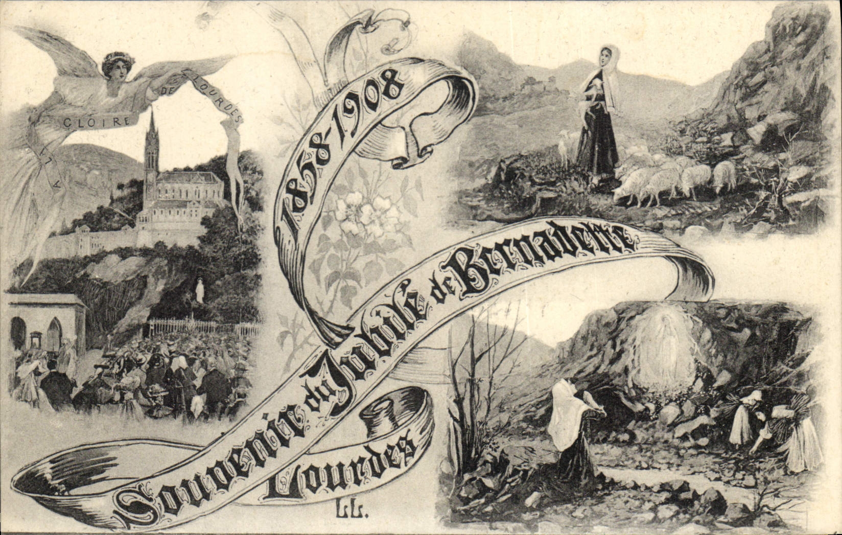 CPA Souvenir de Jubile de Bernadette Lourdes 