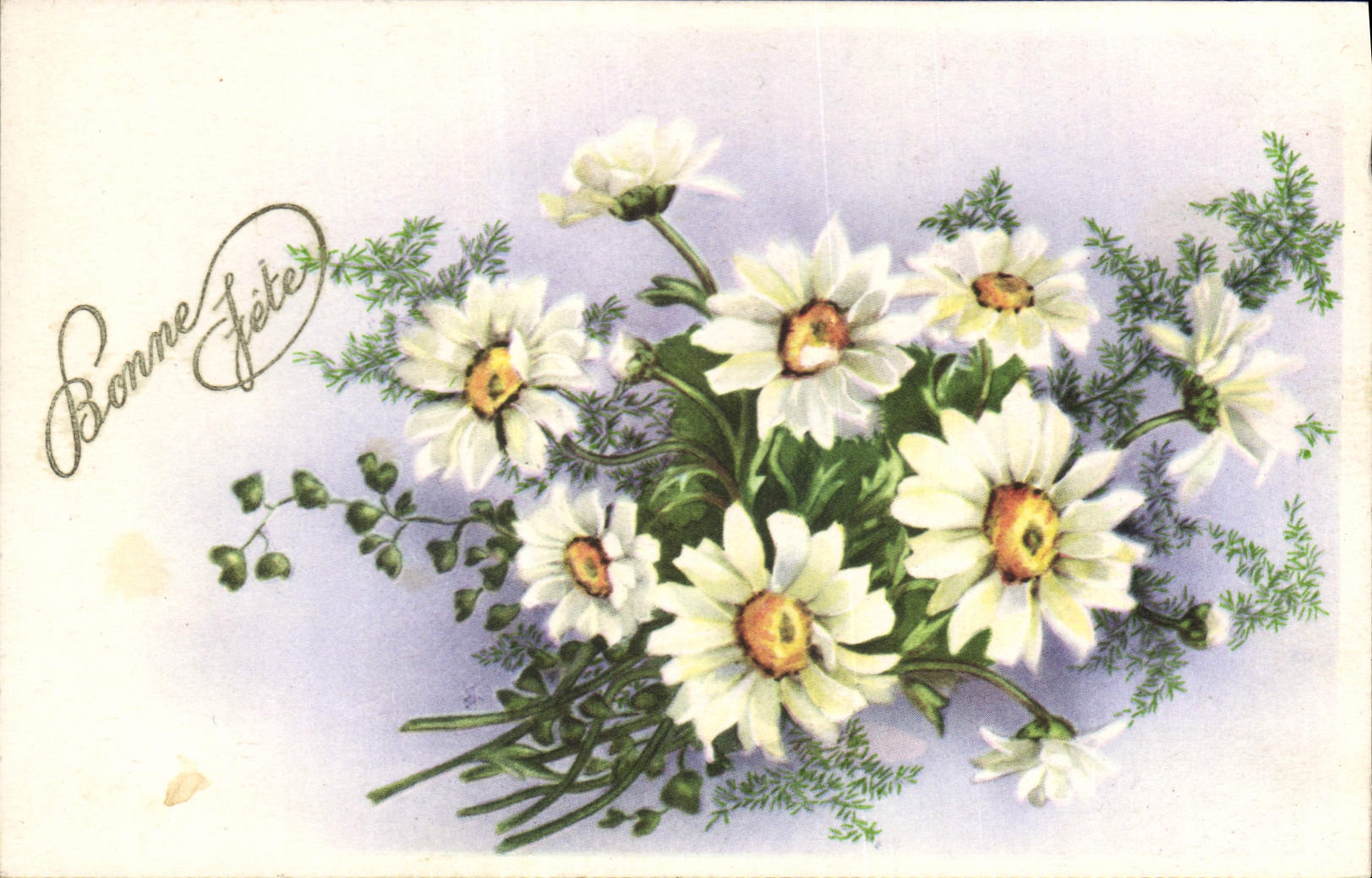 CPA Bonne Fete Fleurs
