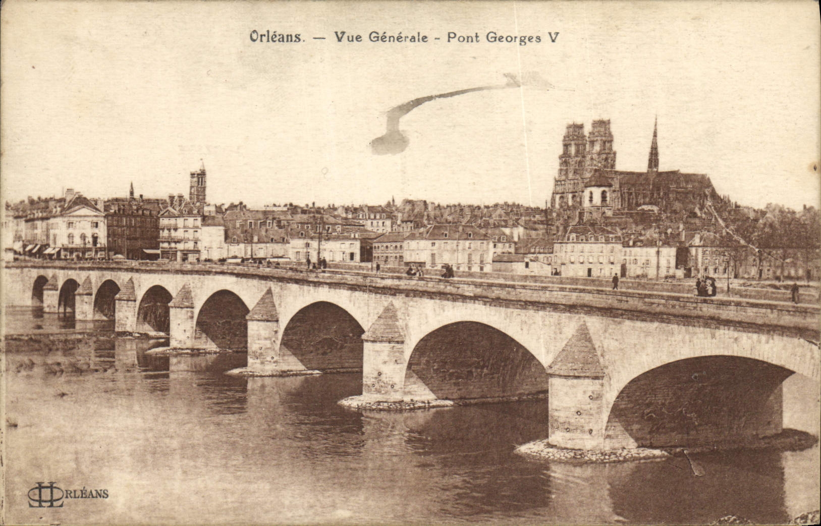 CPA Orleans Vue Generale Pont George V 