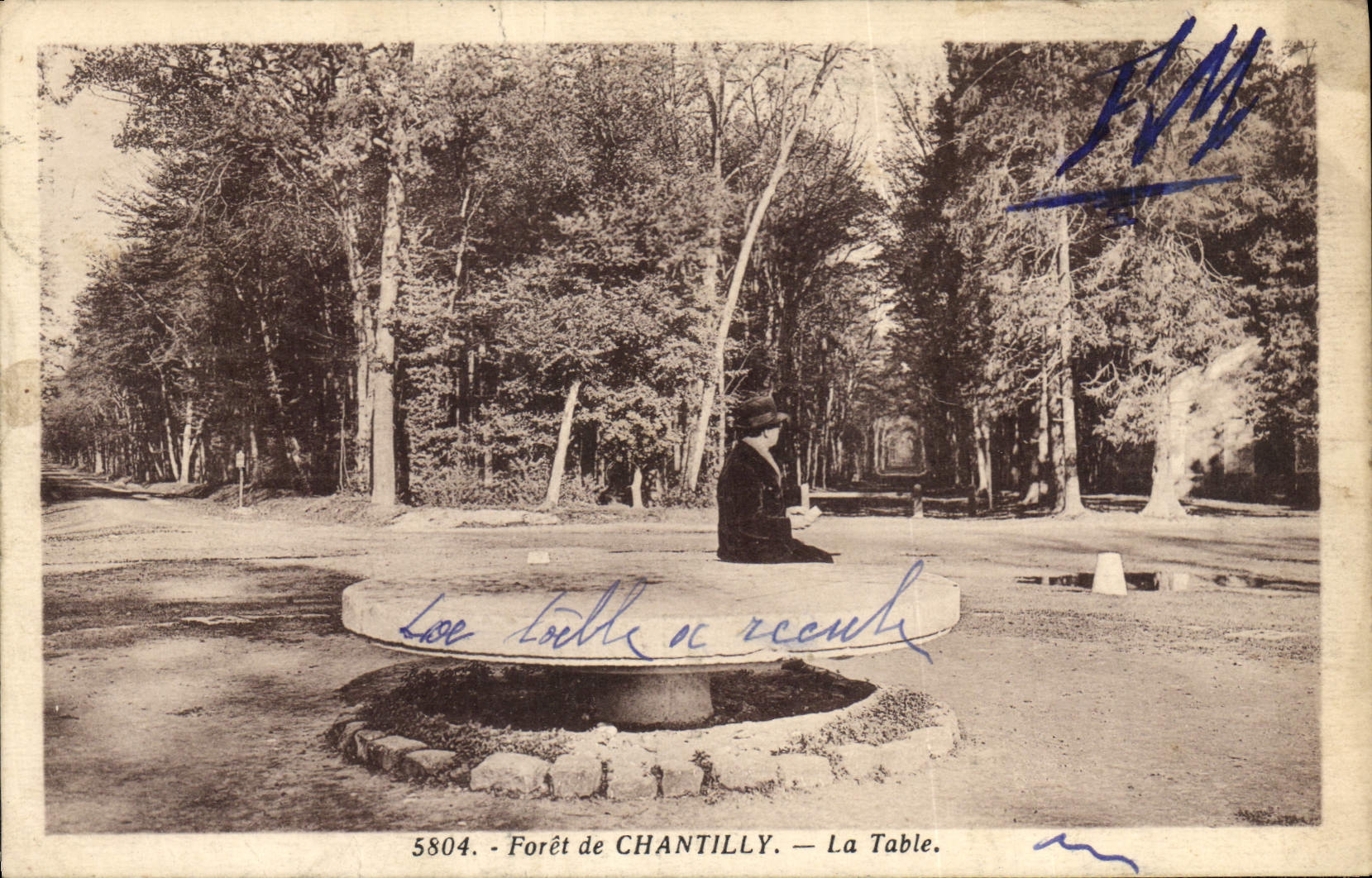 CPA Foret de Chantilly La Table 
