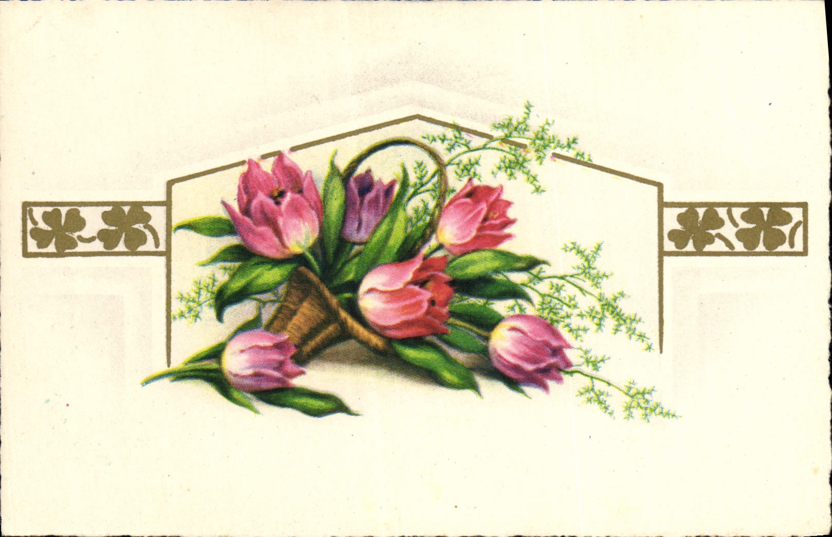 CPA Fantaisie Fleurs