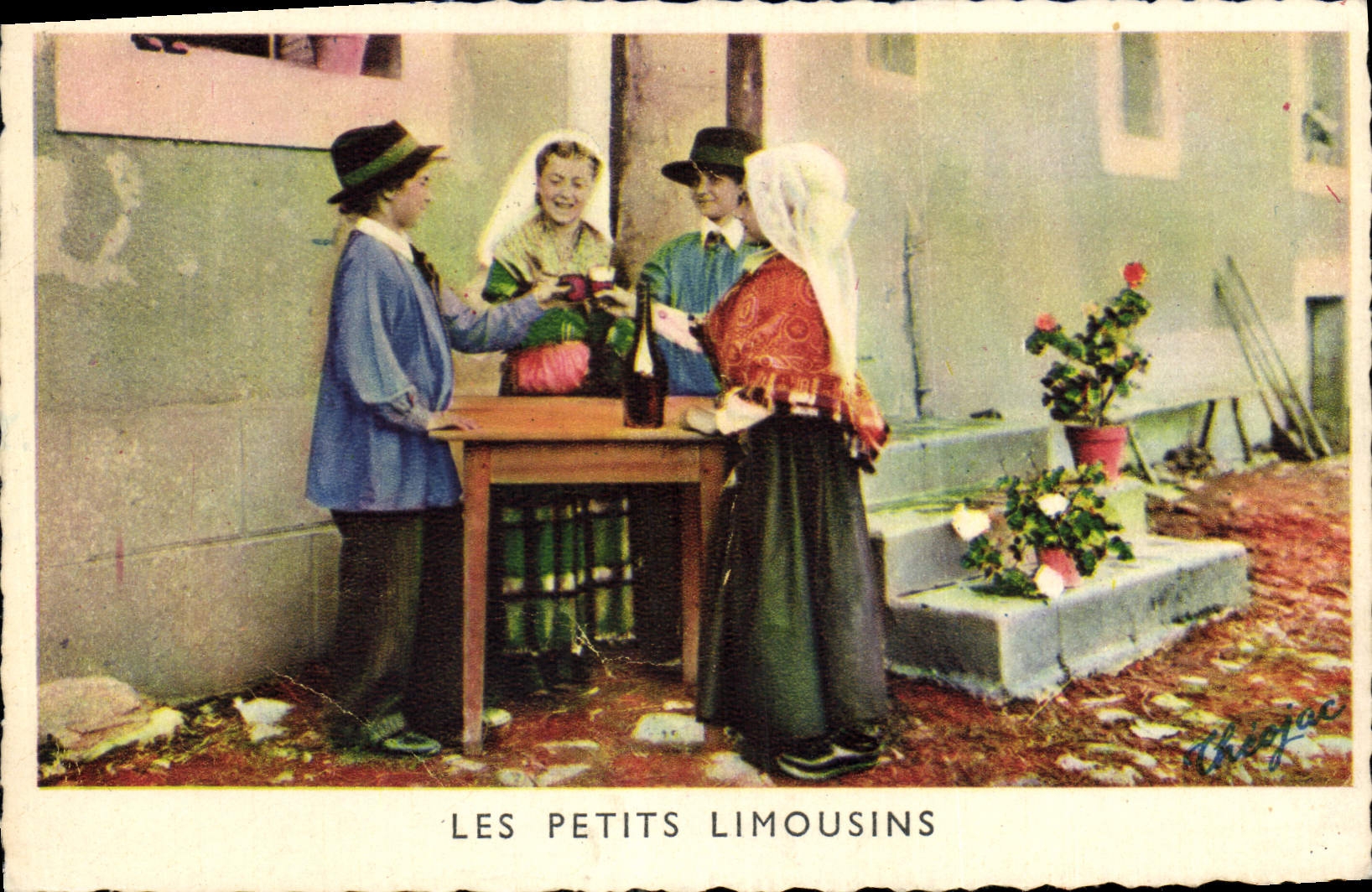 CPA Les Petits Limousins 