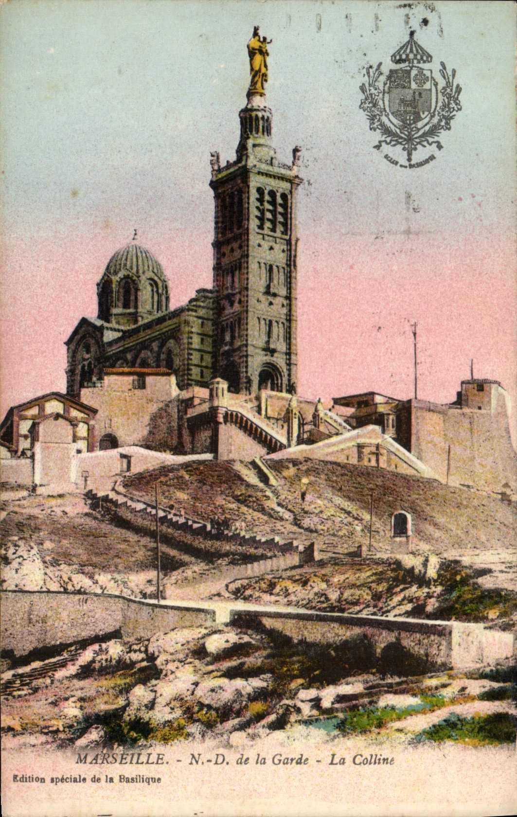 CPA Marseille ND de la Garde La Colline
