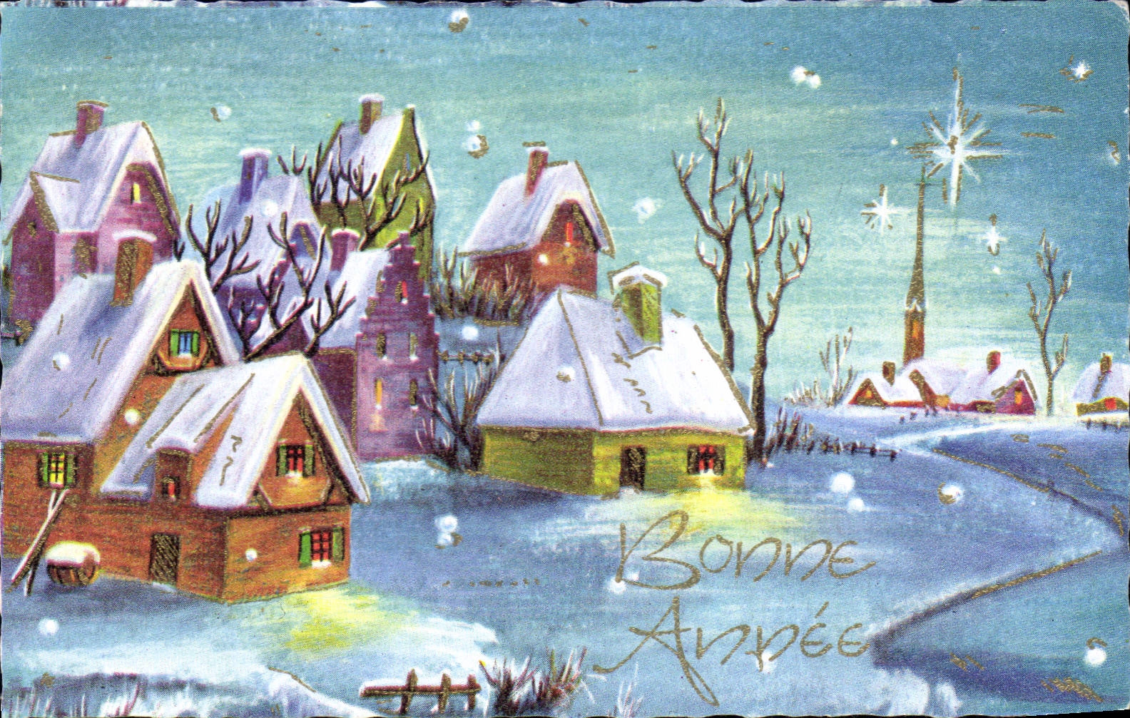 CPA Bonne Annee 