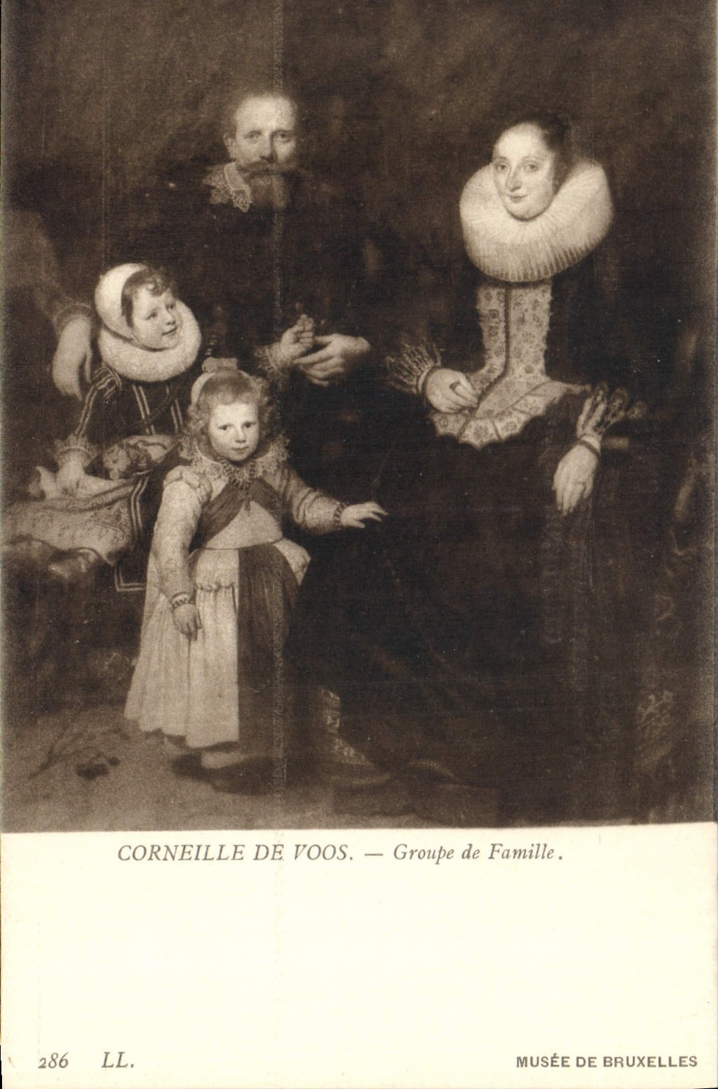 CPA Corneille de Voos Groupe de Famille 