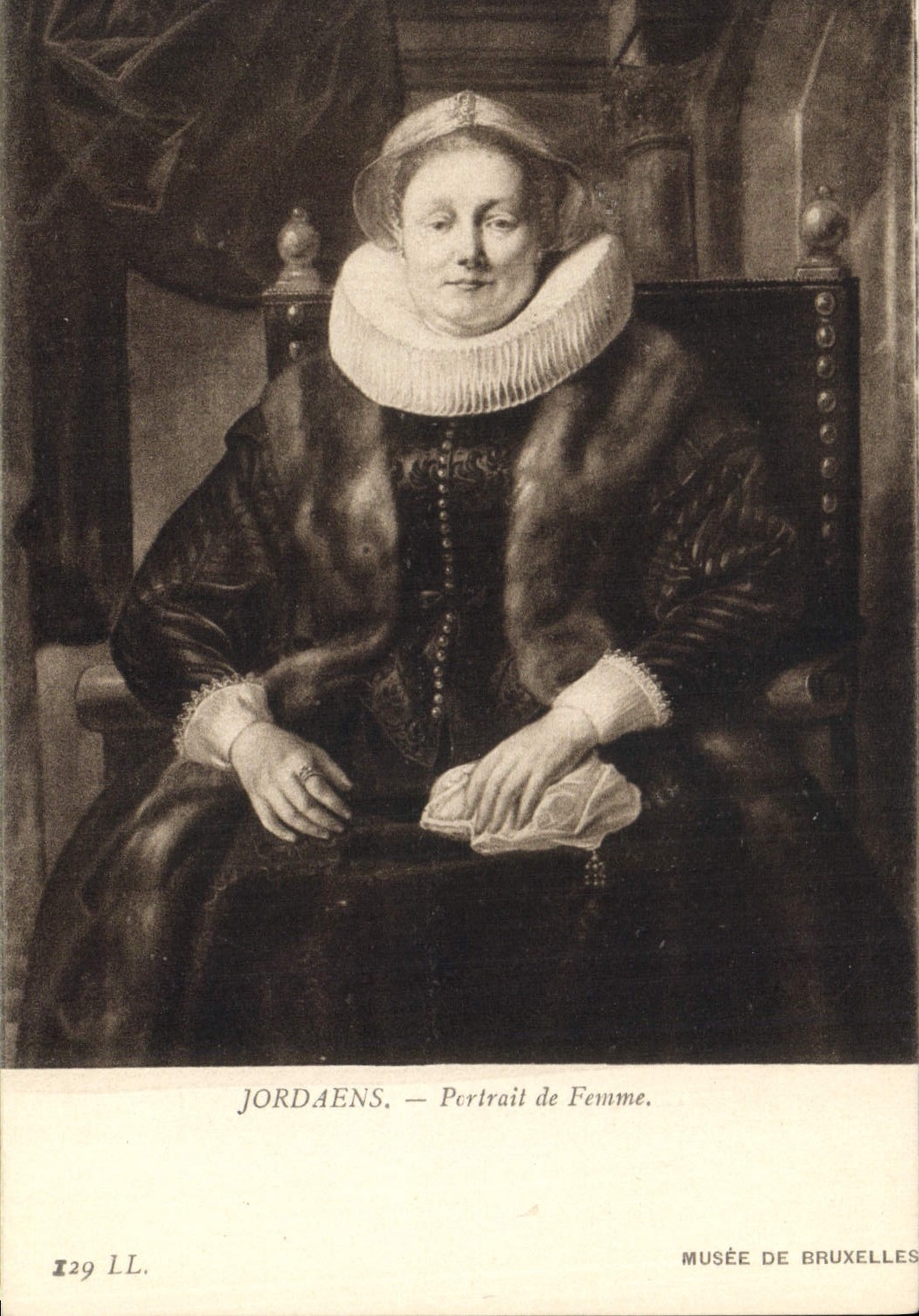 CPA Jordaens Portrait de Femme 
