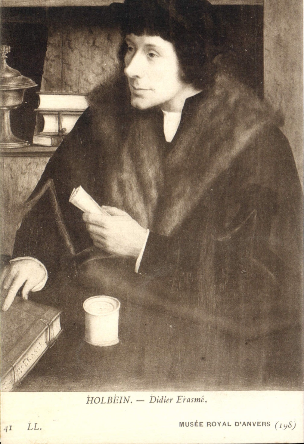 CPA Holbein Didier Erasme Musee Royal d'Anvers 