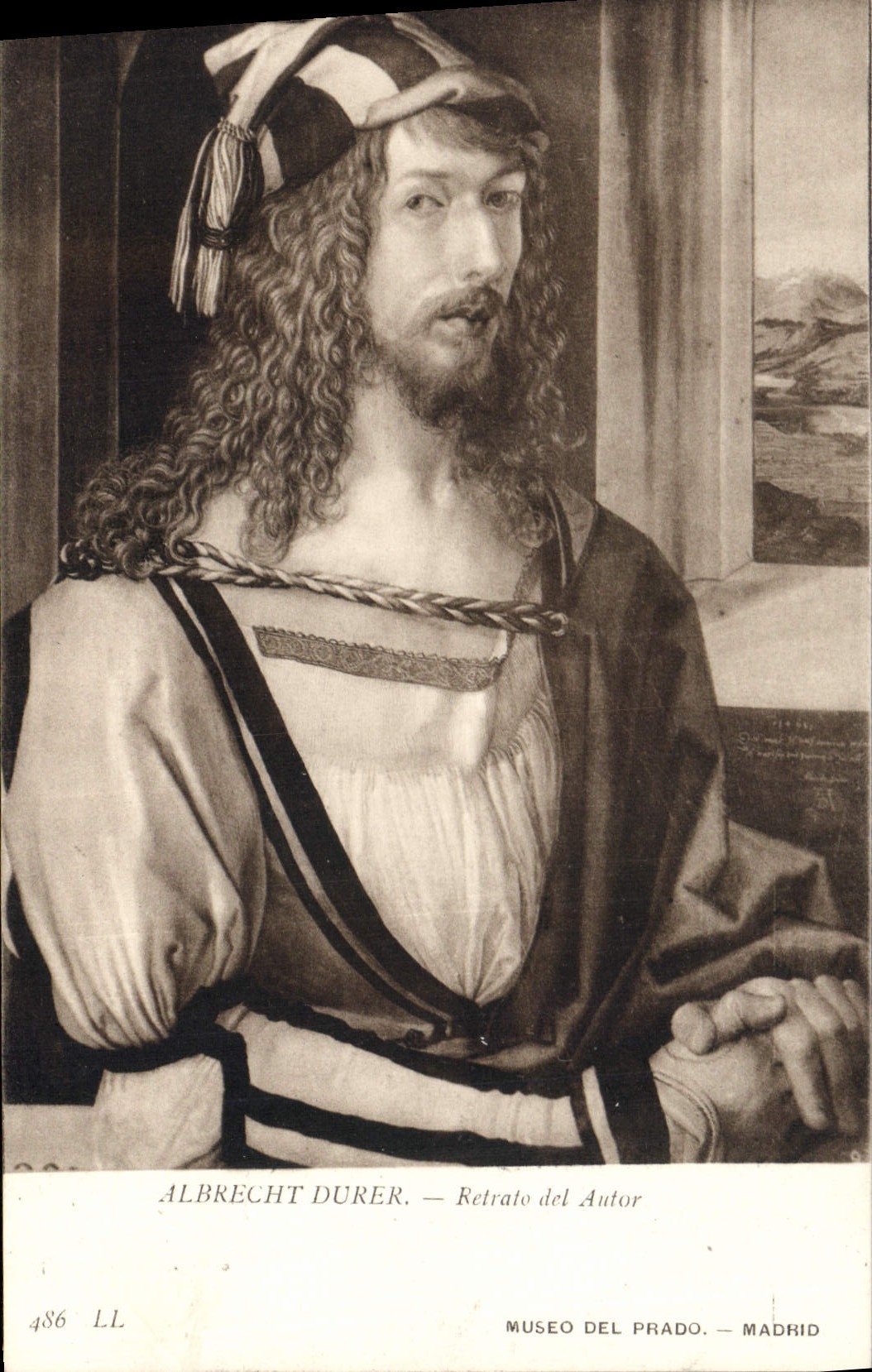 CPA Albrecht Durer Retrato del Autor Museo del Prado Madrid 