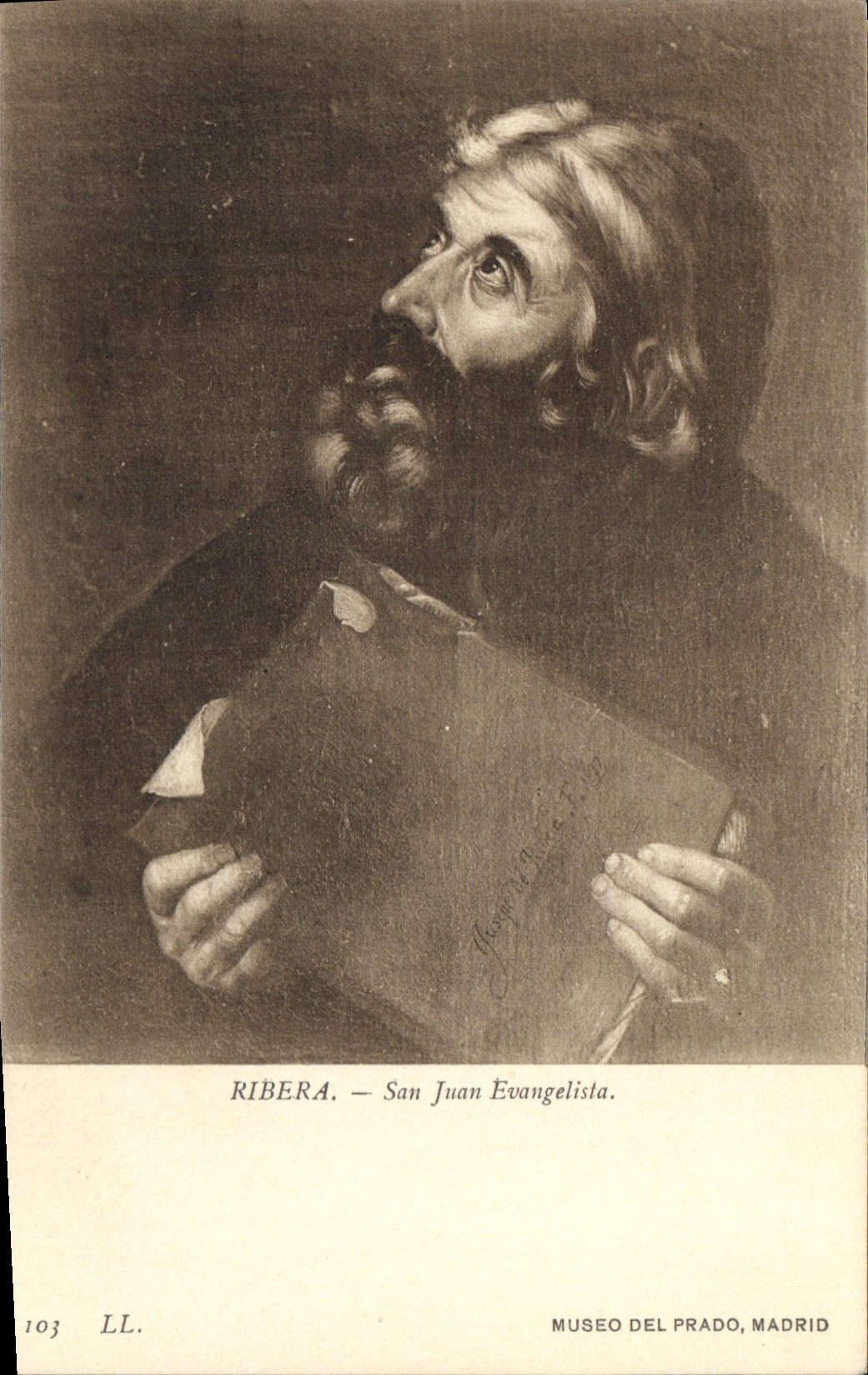 CPA Ribera San Jaun Evangelista Museo del Prado Madrid 