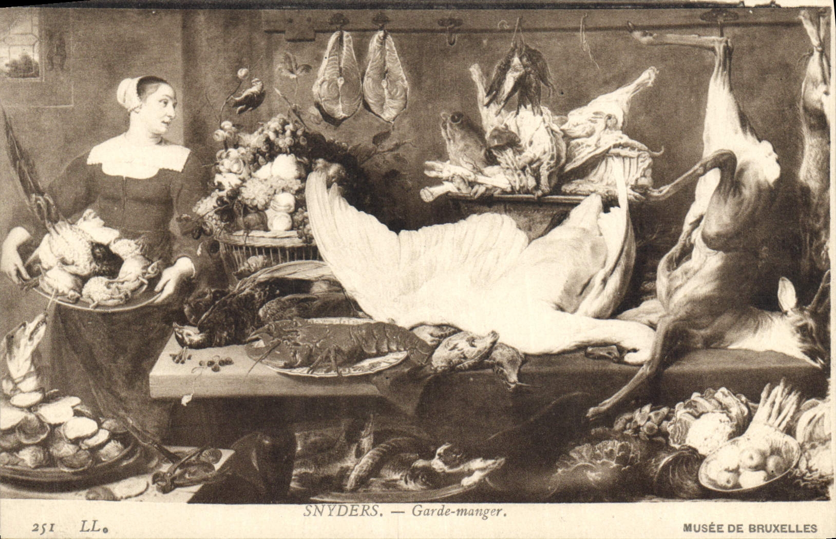 CPA Snyders Garde manger Musee de Bruxelles 