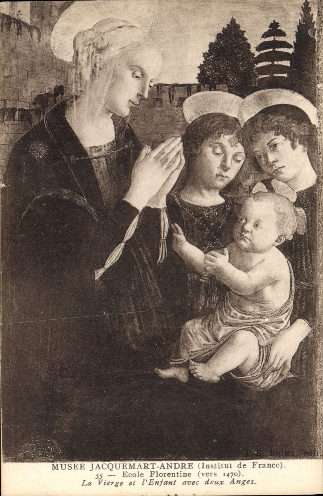 CPA Musee Jacquemart Andre Institut de France Ecole Florentine 