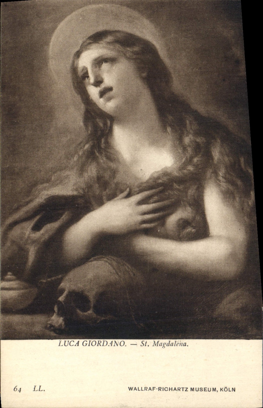 CPA Luca Giordano St Magdalena Wallraf Richartz Museum Koln 