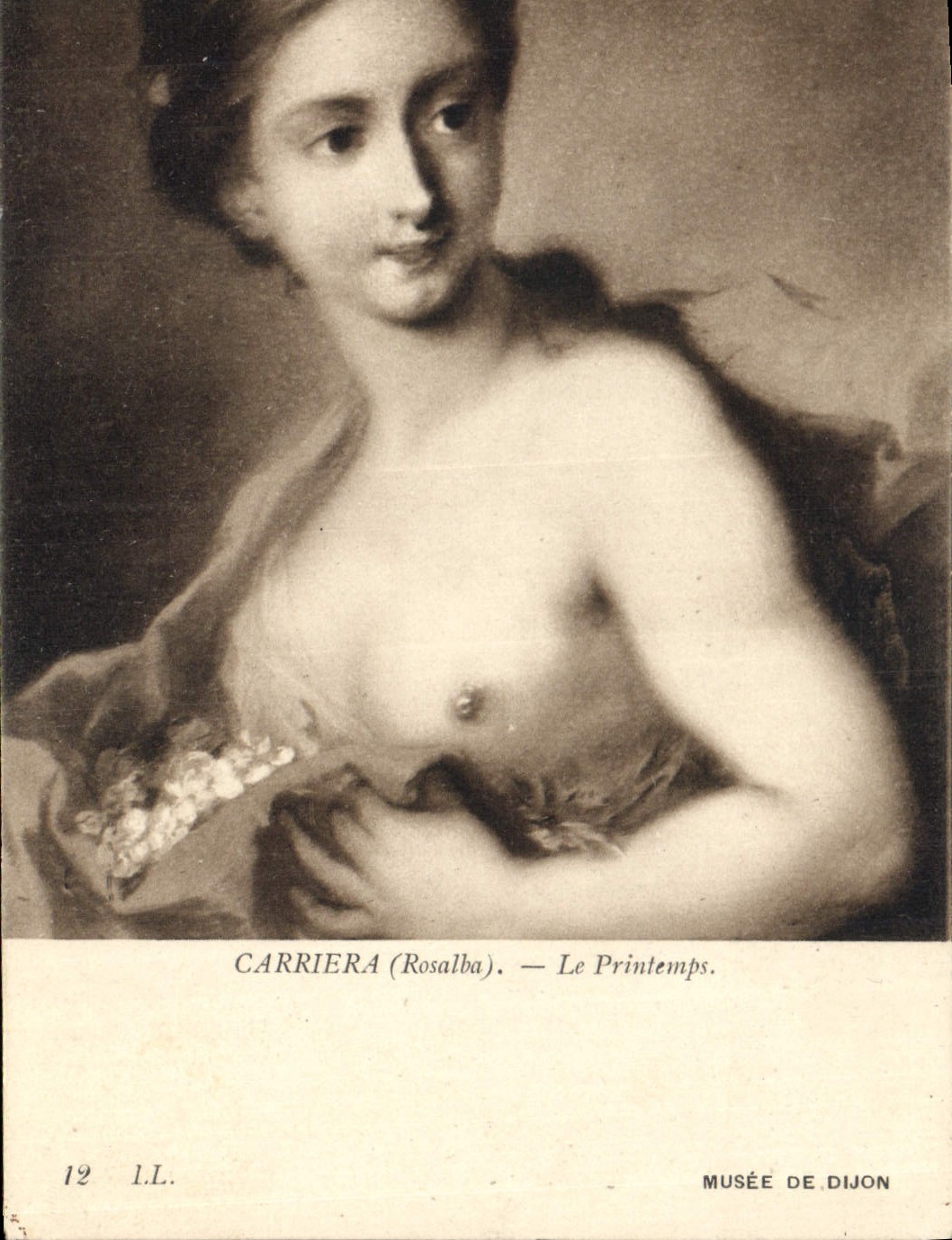 CPA Carriera Rosalba Le Printemps Musee de Dijon 