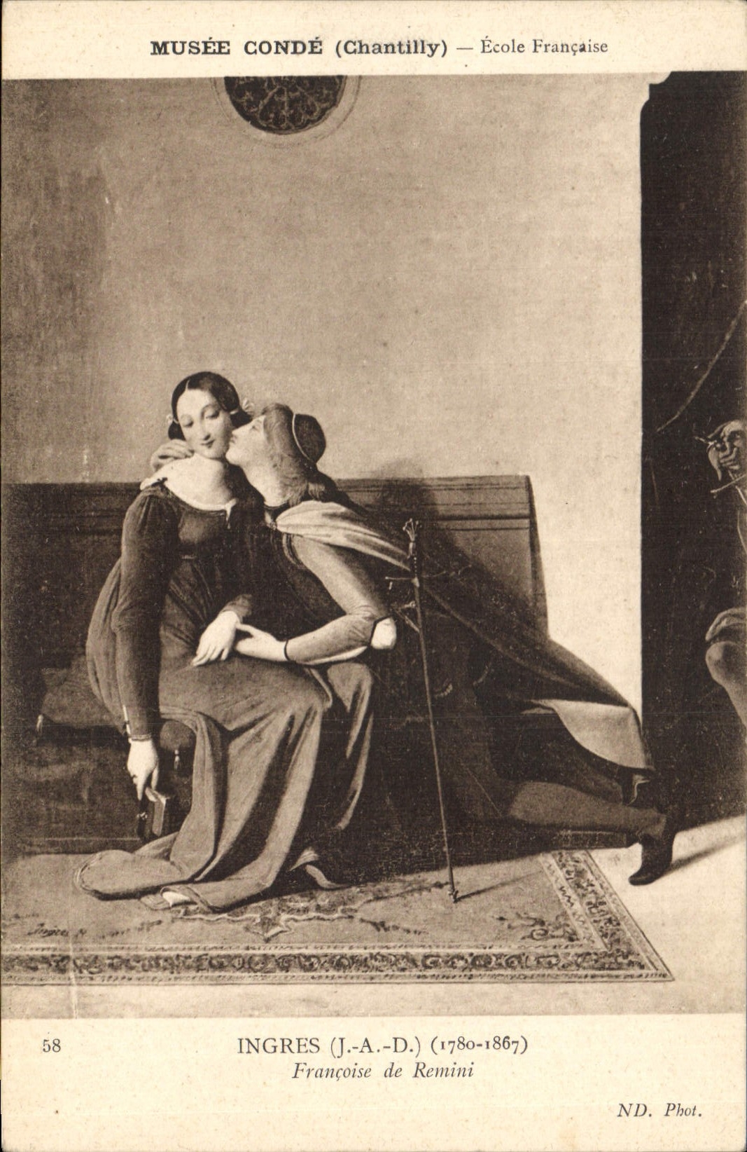 CPA Ingres JAD Francoise de Remini 