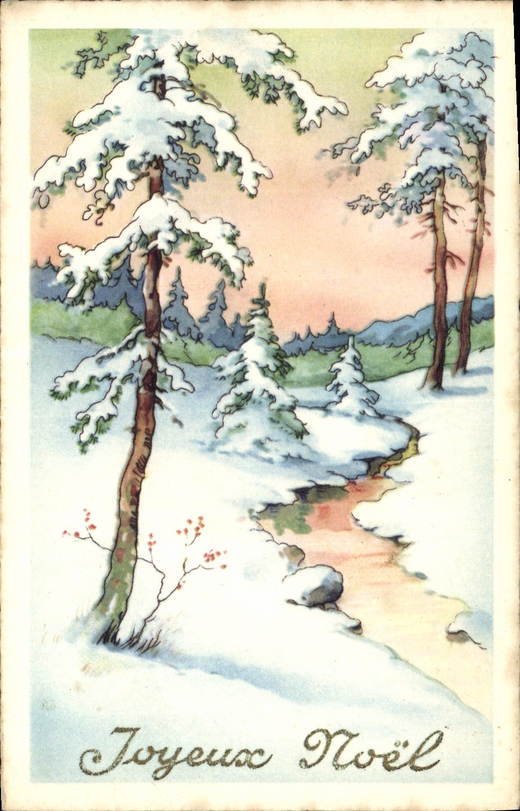 CPA Joyeux Noel 