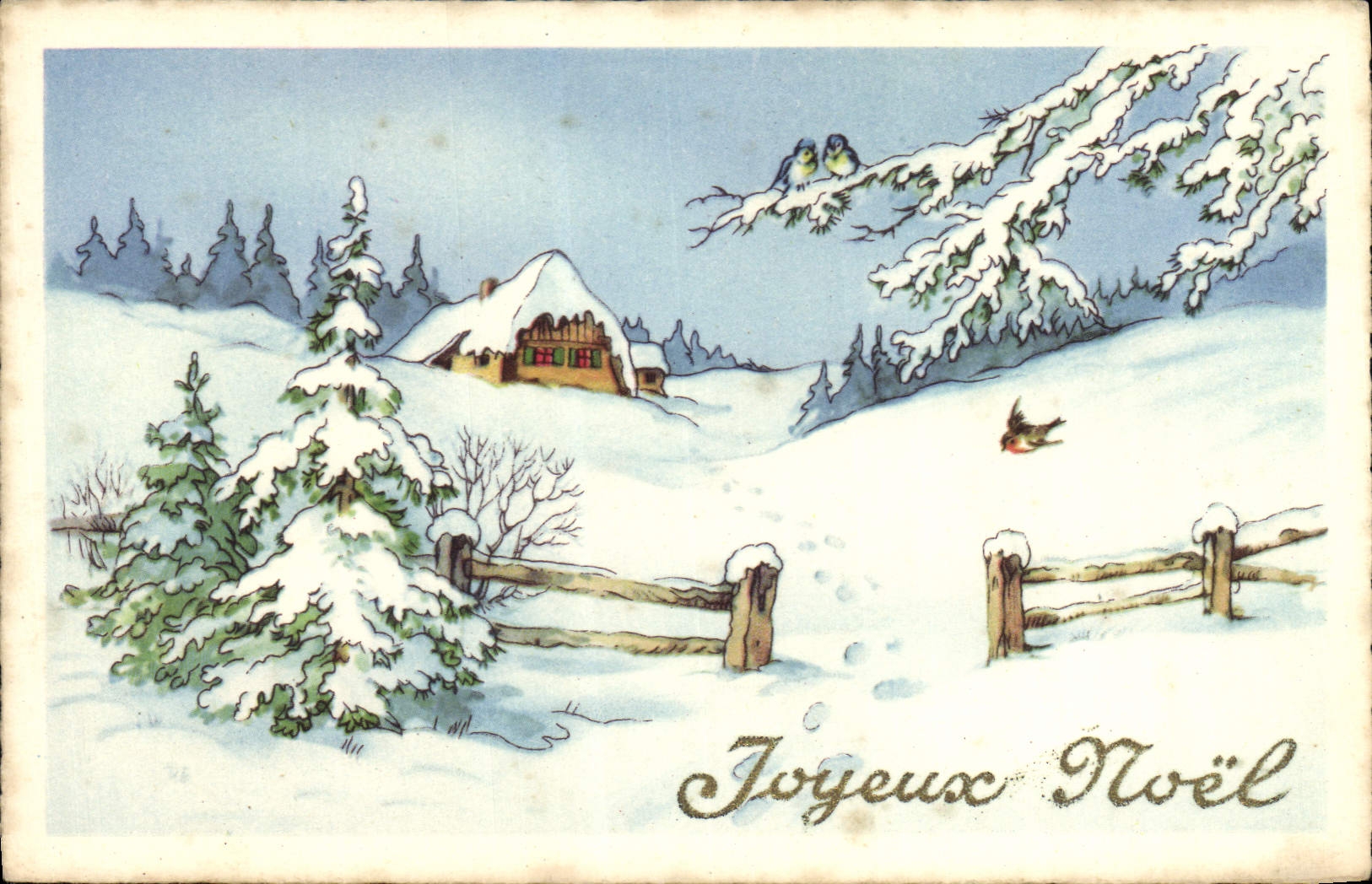 CPA Joyeux Noel 