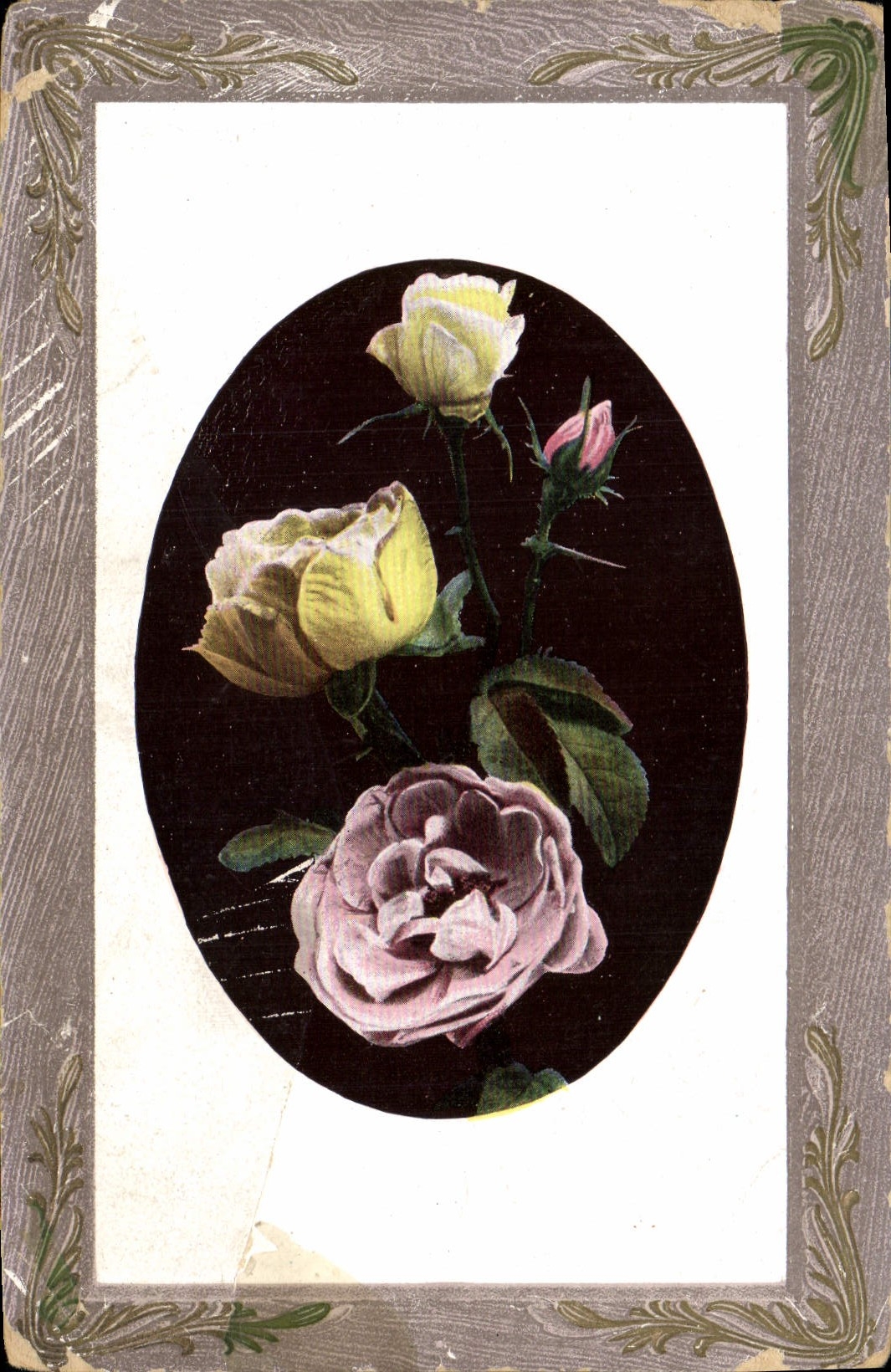 CPA Fantaisie Fleurs