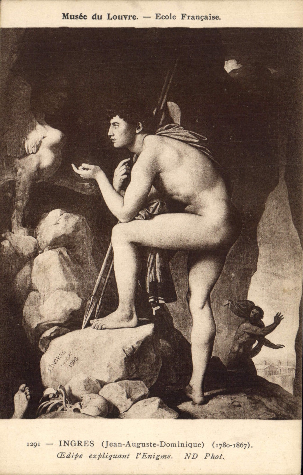 CPA Musee du Louvre Ecole Francaise Ingres Jean Auguste Dominique 