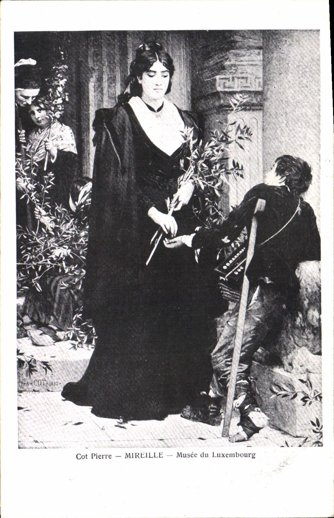 CPA Cot Pierre Mireille Musee du Luxembourg 