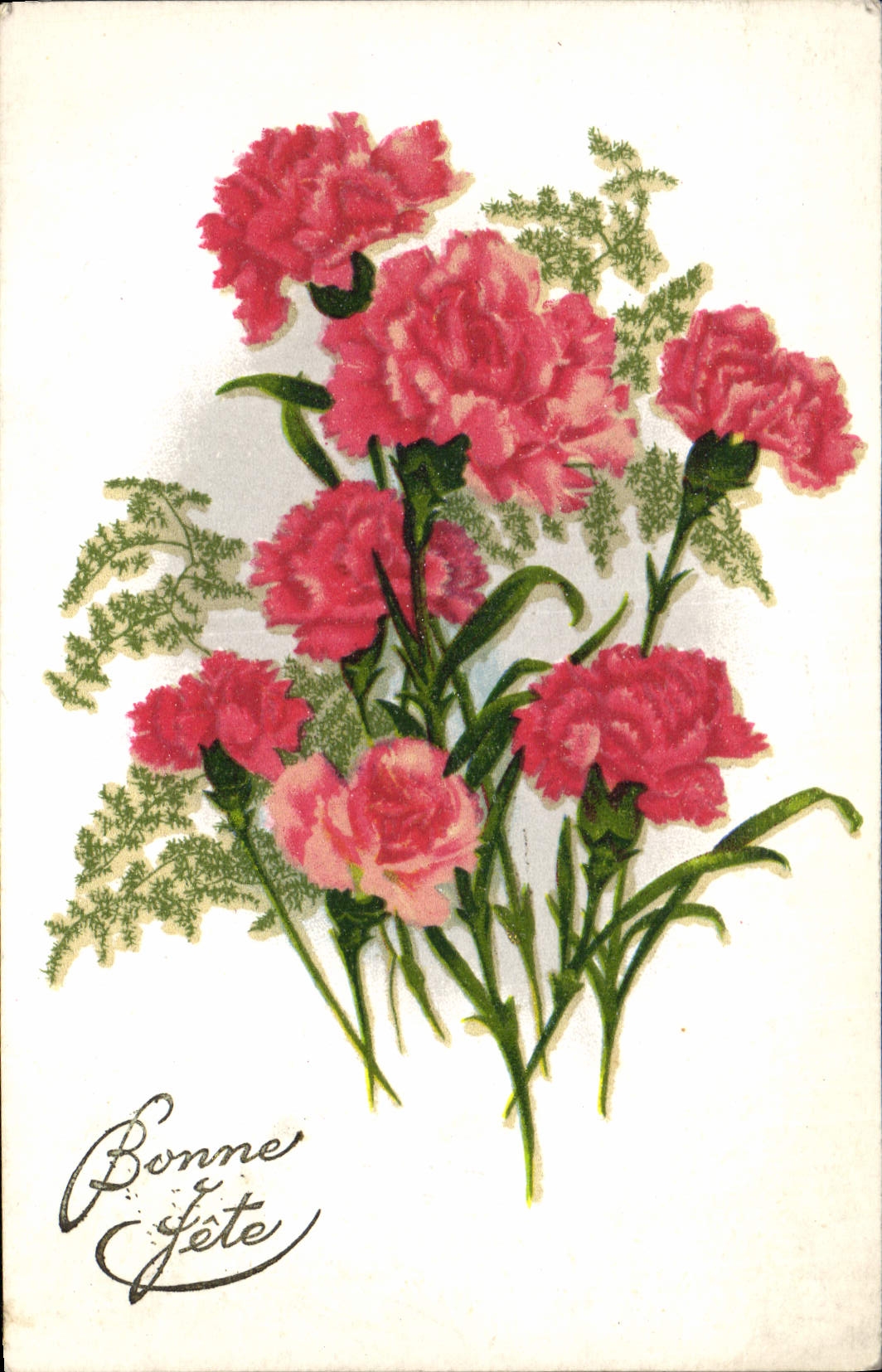 CPA Bonne Fete Fleurs