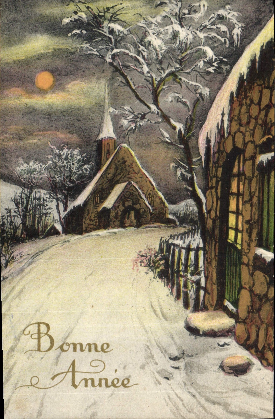CPA Bonne Annee 
