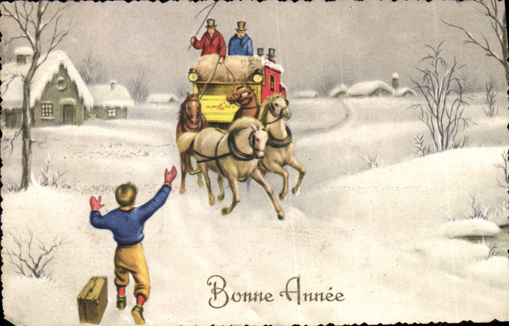 CPA Bonne Annee 