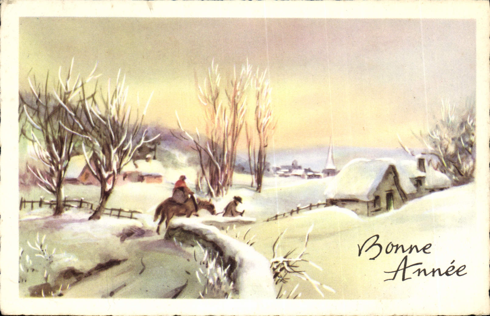 CPA Bonne Annee 