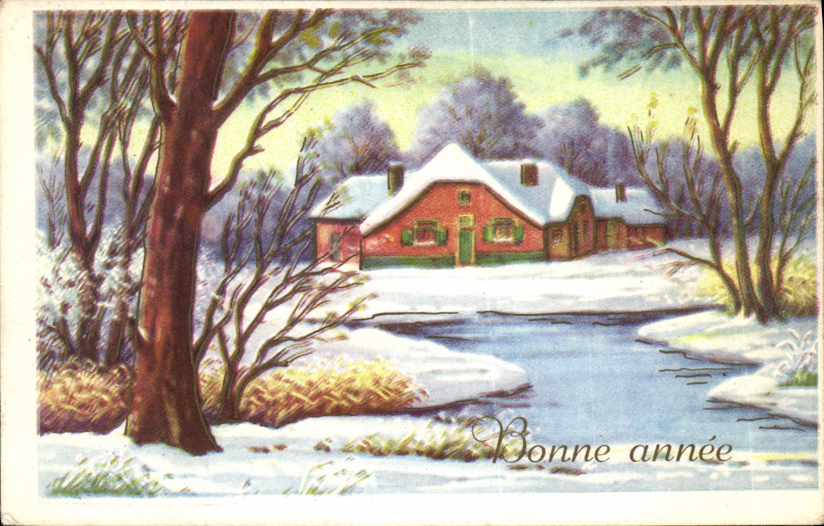 CPA Bonne Annee 