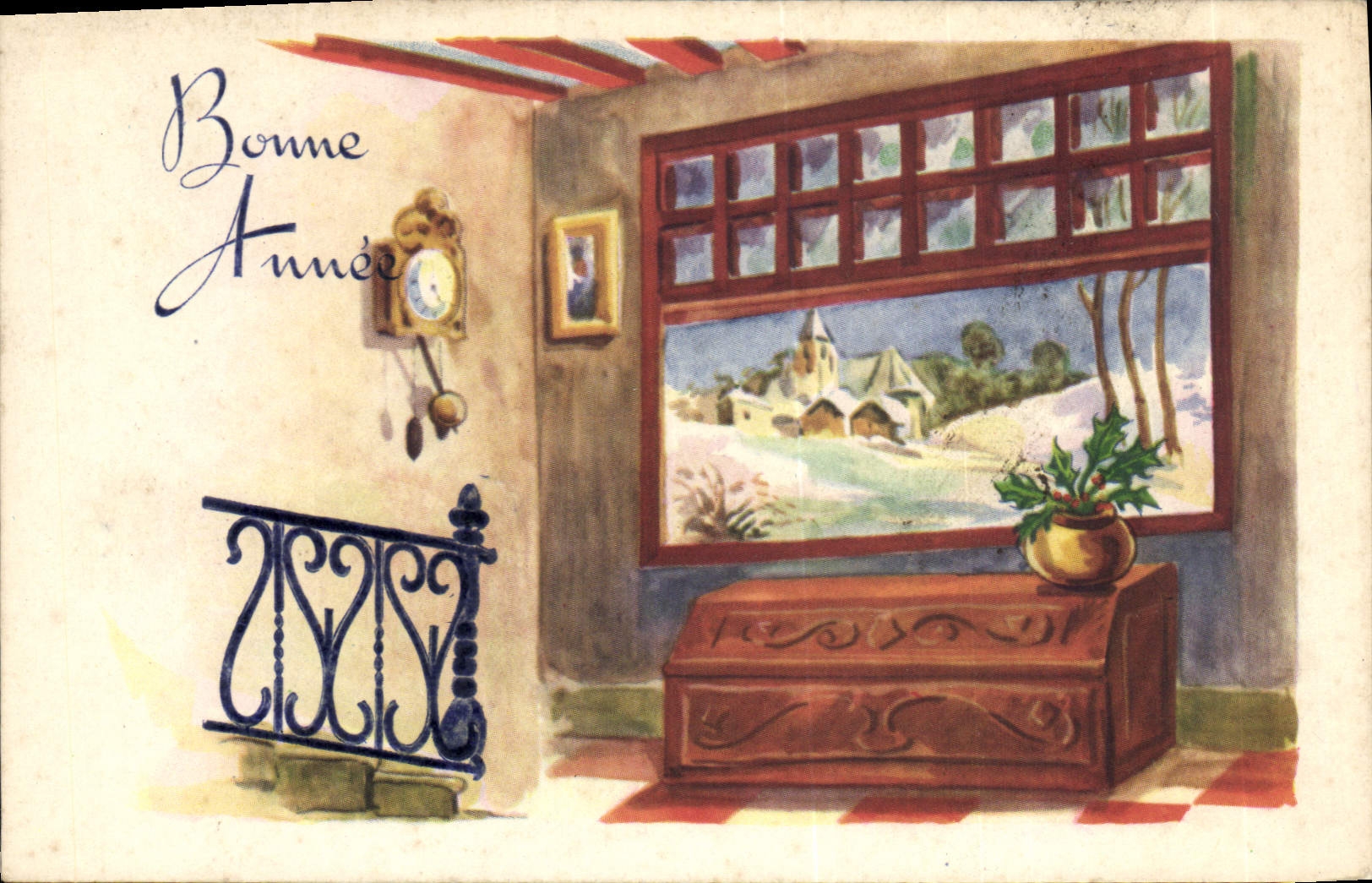 CPA Bonne Annee 