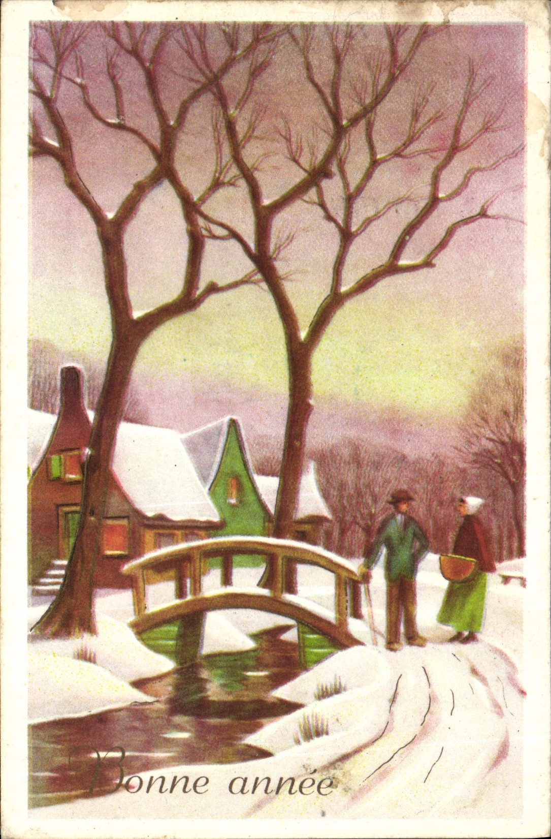 CPA Bonne Annee 